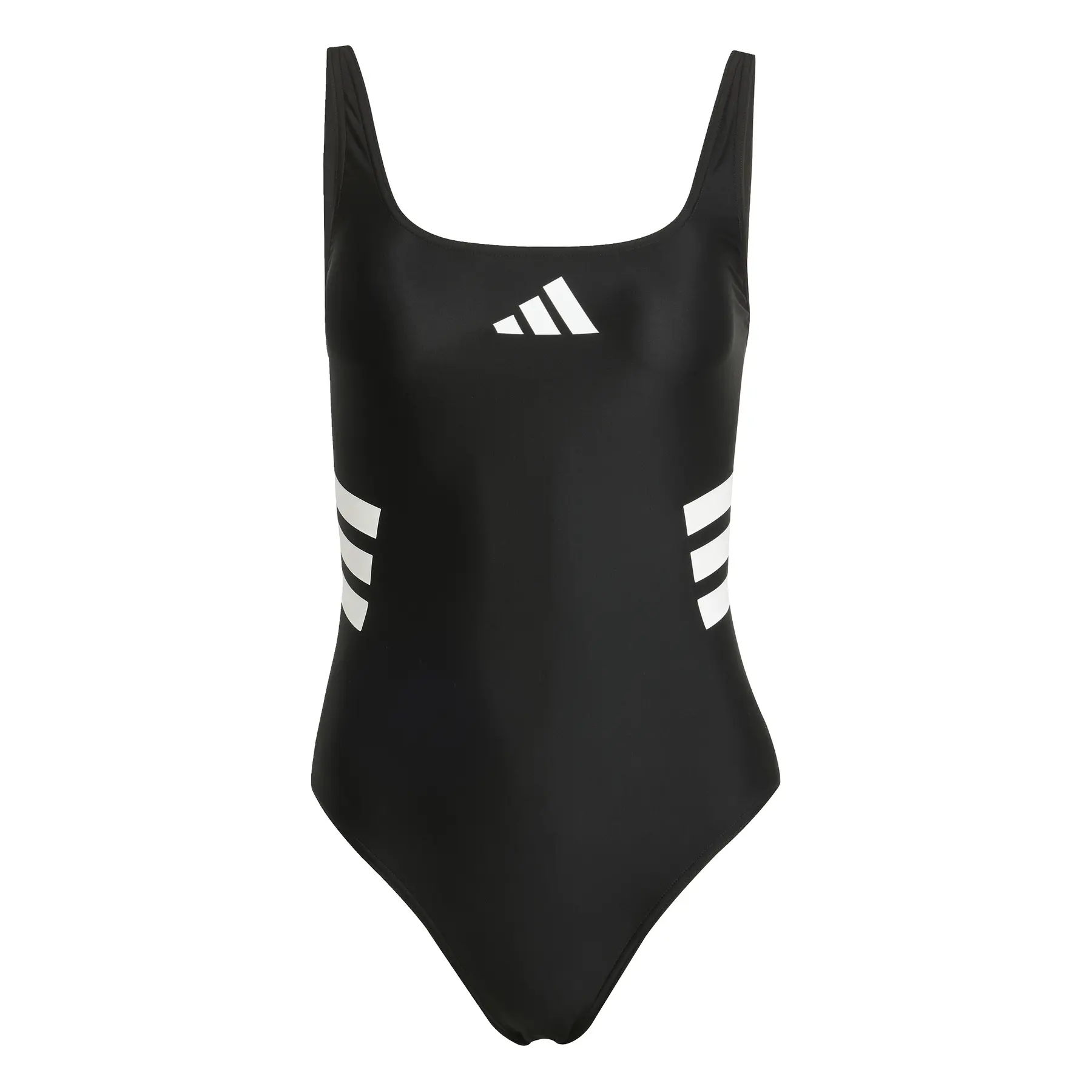 Adidas Women's Noir U-Back One-Piece Swimsuit 3-Stripes