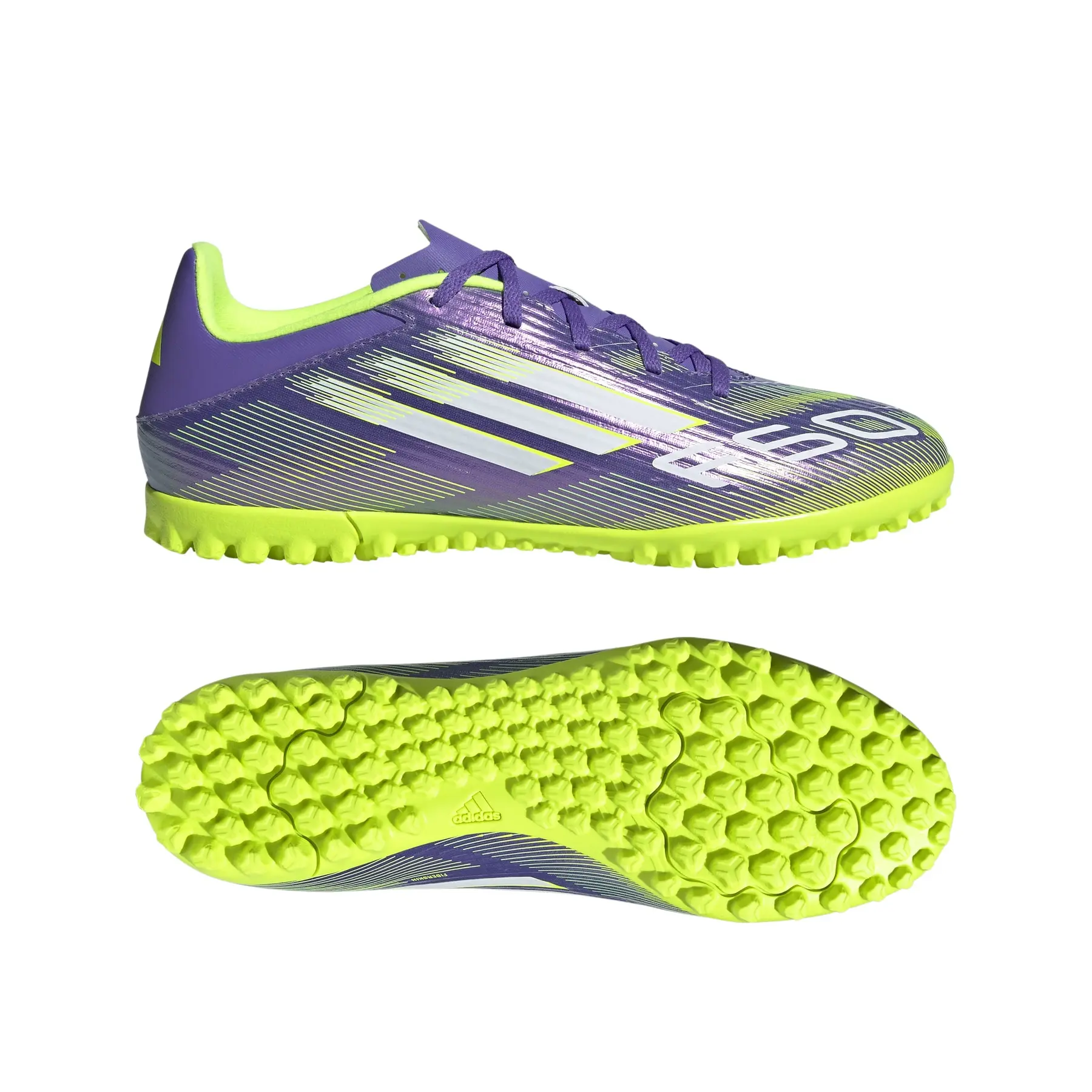 futebol Adidas F50 League Youth Turf Shoes Soccer JI0000 Purple