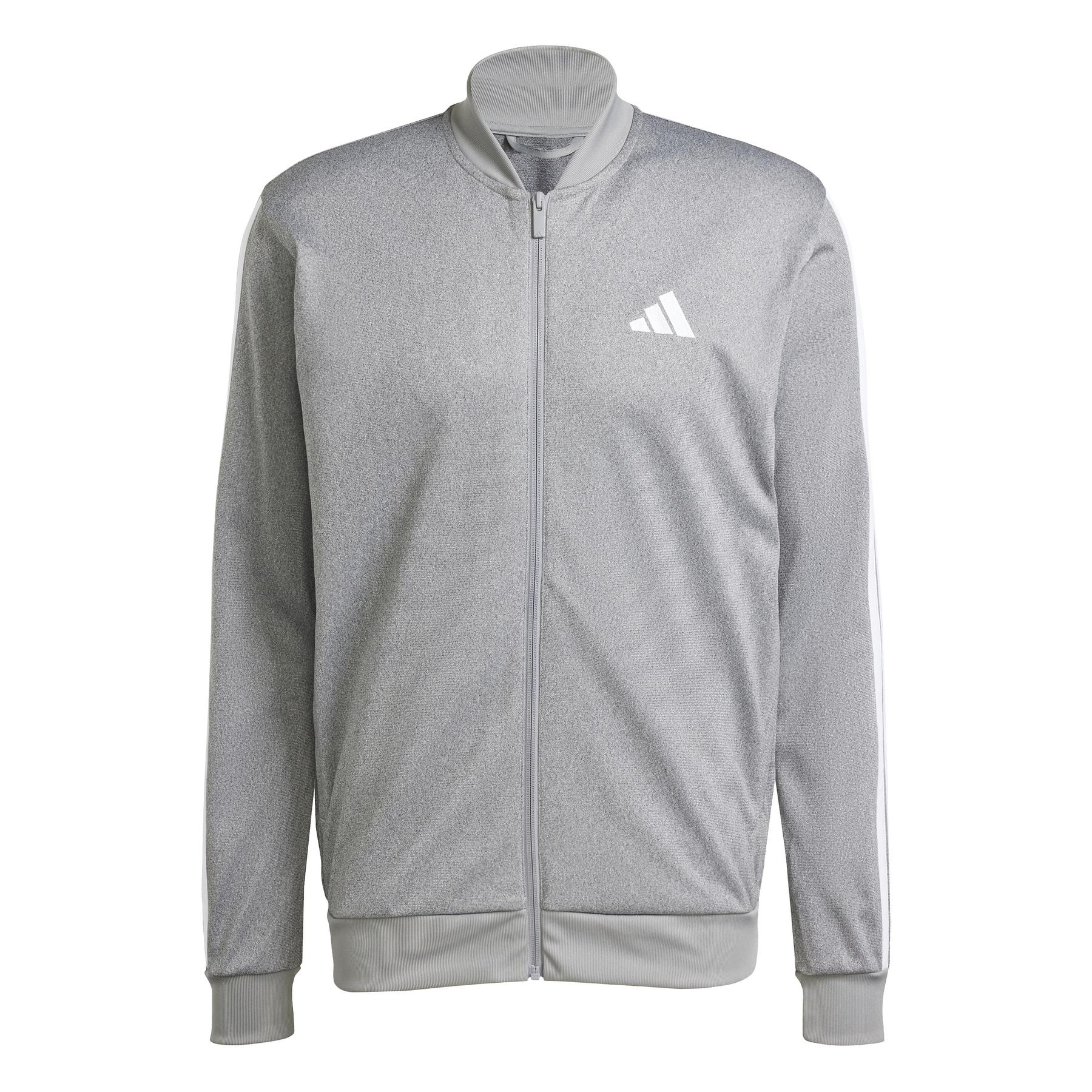 4067901300567 - Standard geschnittene melierte Sweatjacke adidas