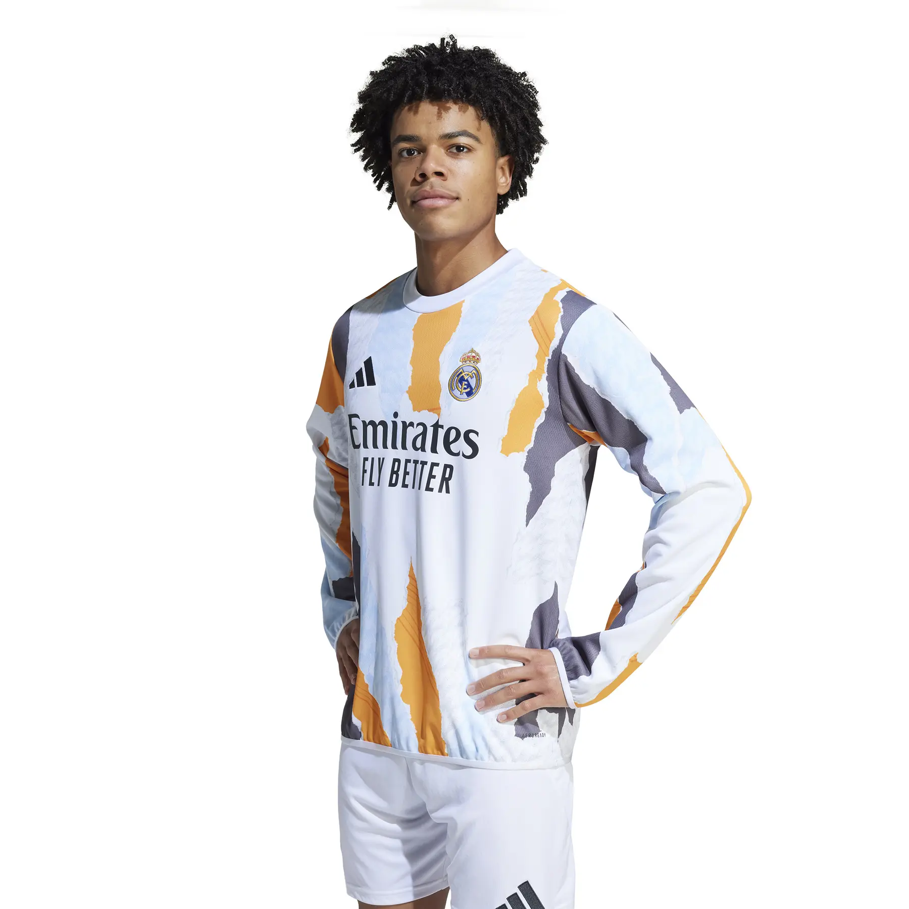 Aufwärmtrikot Real Madrid 2024/25 - Blanc - male - Size: S