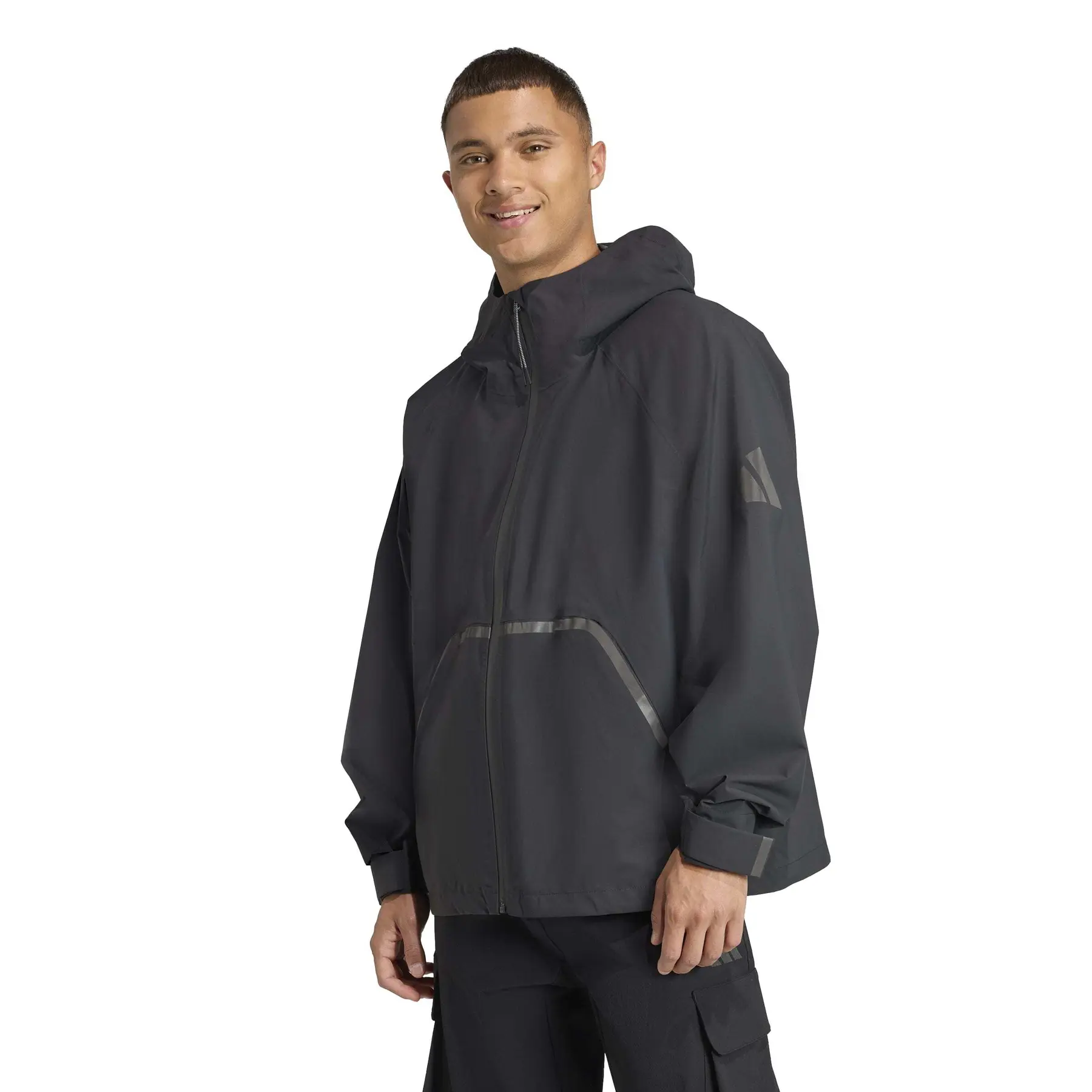 Waterproof jacket with zipped hood adidas Myshelter Climaproof