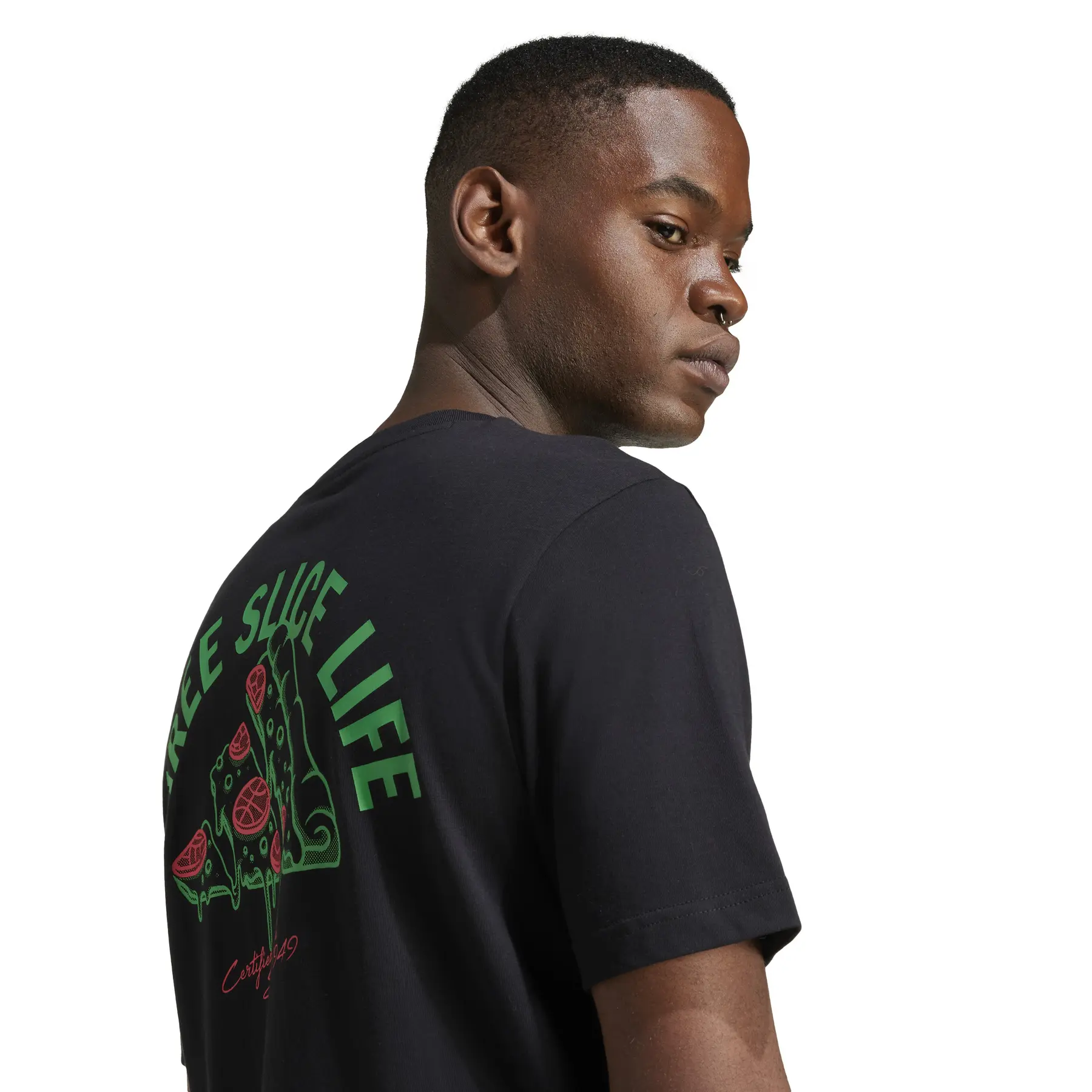 adidas JFA 黒シャツ L T-shirt adidas Lounge Pizza Graphic | Foot-Store