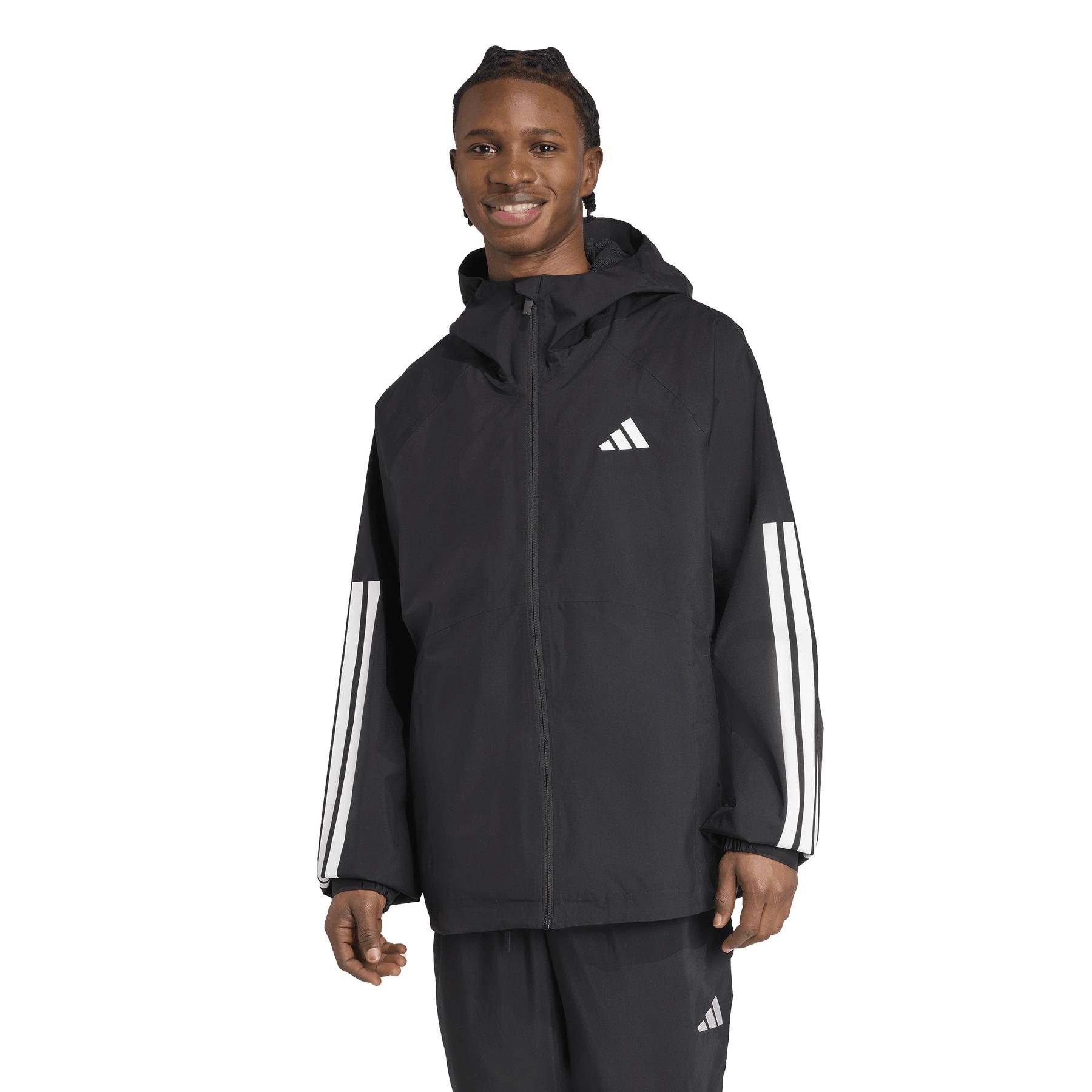 Climaproof hoodie jacket adidas Essentials 3-Stripes | Handball-Store