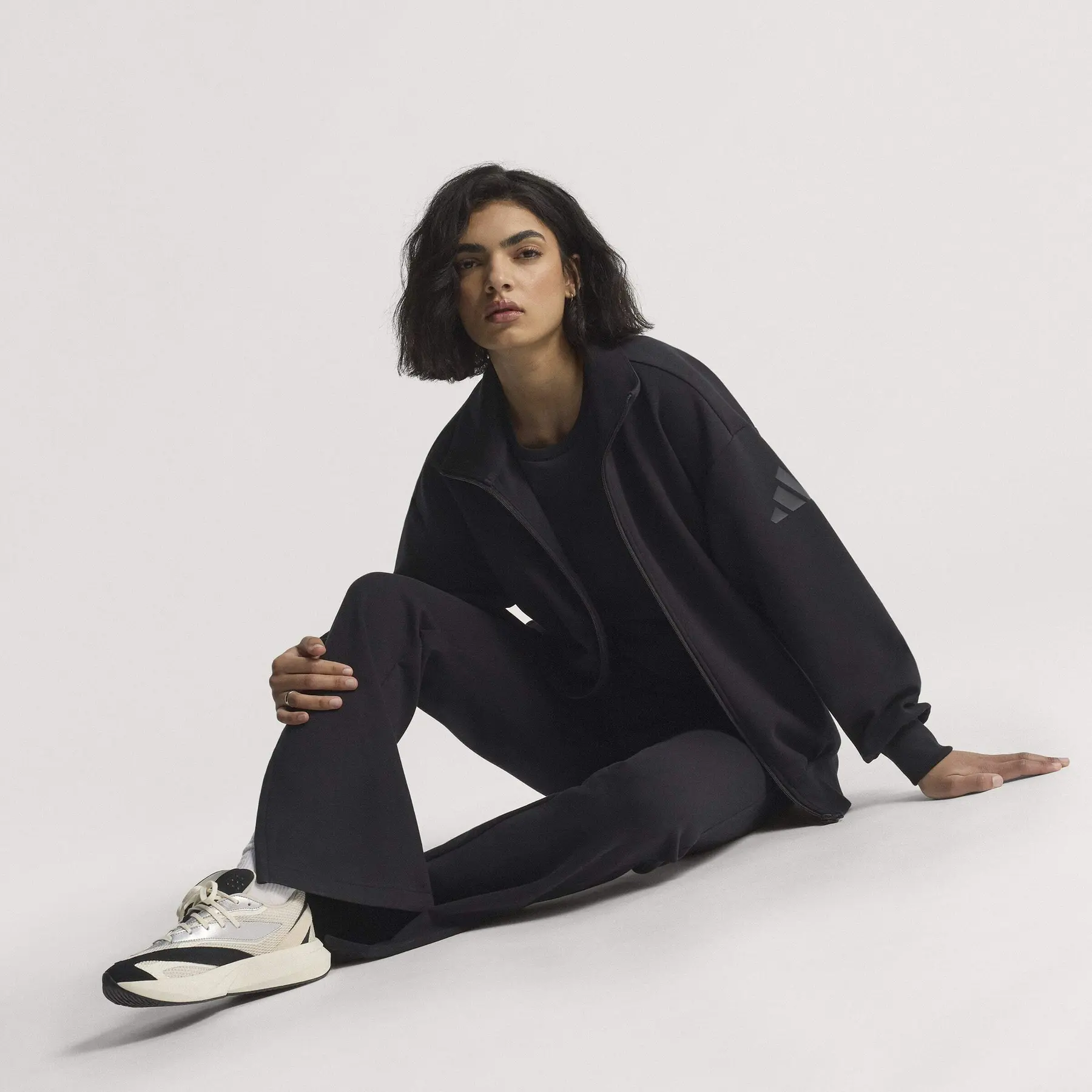 Women's zip-up sweatshirt adidas Soft Lux | Foot-Store
