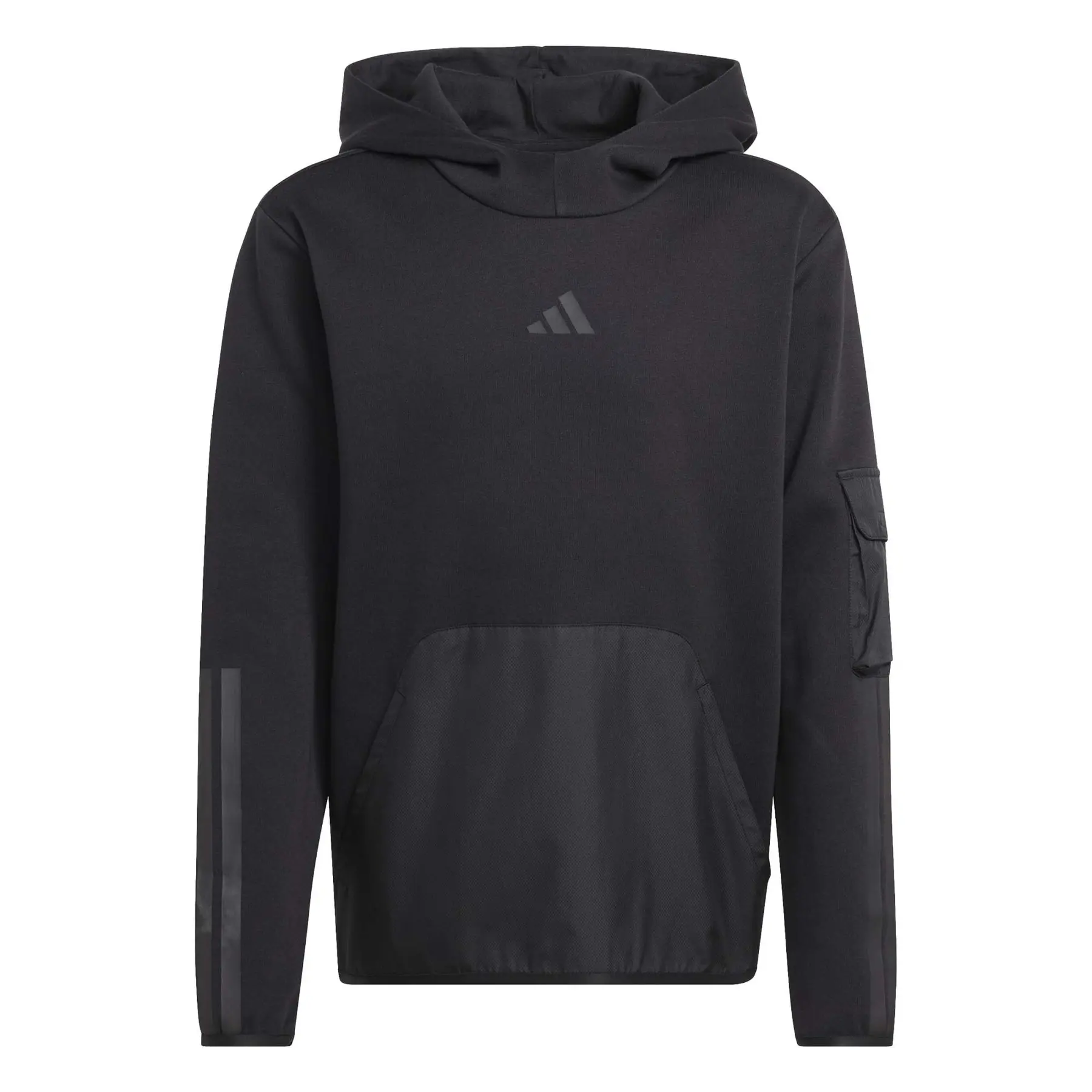 Adidas Unisex Kids Noir Child Hoodie Utility