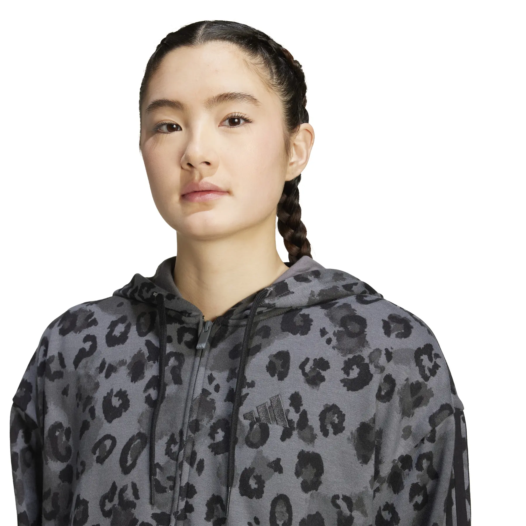 Women's full zip hoodie adidas Animal French Terry | Handball-Store