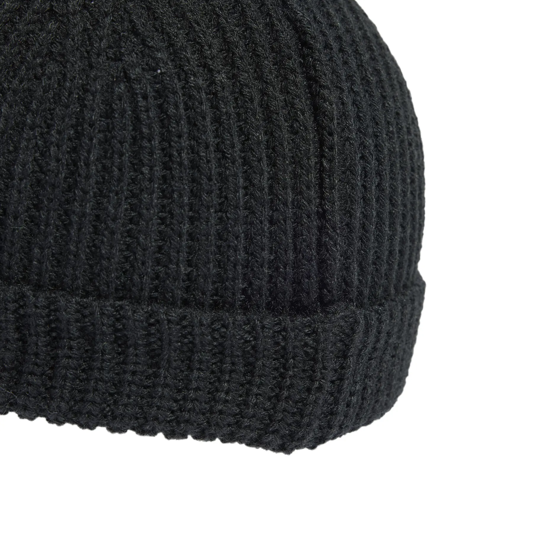New Adidas Knit Ribbed Hat Black Boston Bruins Adidas Black Cuffed Beanie Knit Hat main image 3
