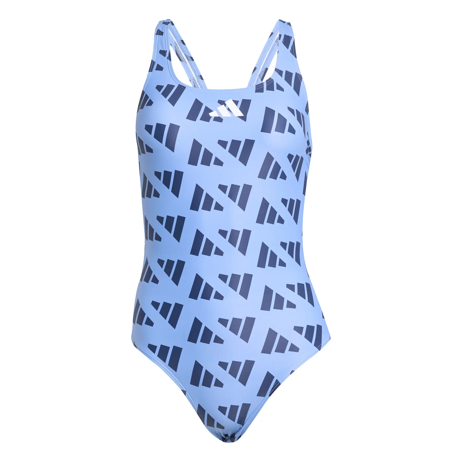 Einteiliger Badeanzug mit V-Ausschnitt und grafischem Logo für Damen adidas