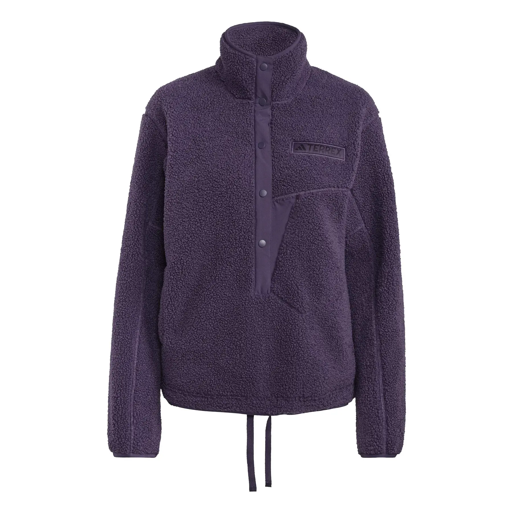 Damen Fleecepullover mit 1/4-Reißverschluss und Kapuze adidas Terrex Xploric