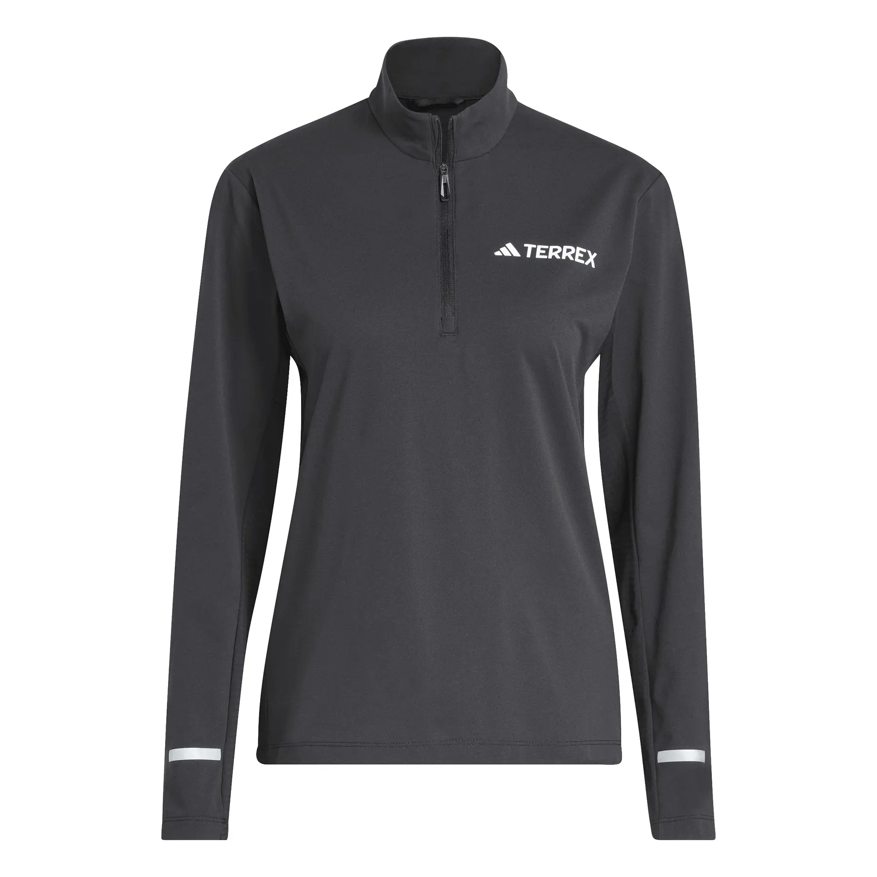 Damen Langarmhalbzipper-T-Shirt adidas Terrex Xperior