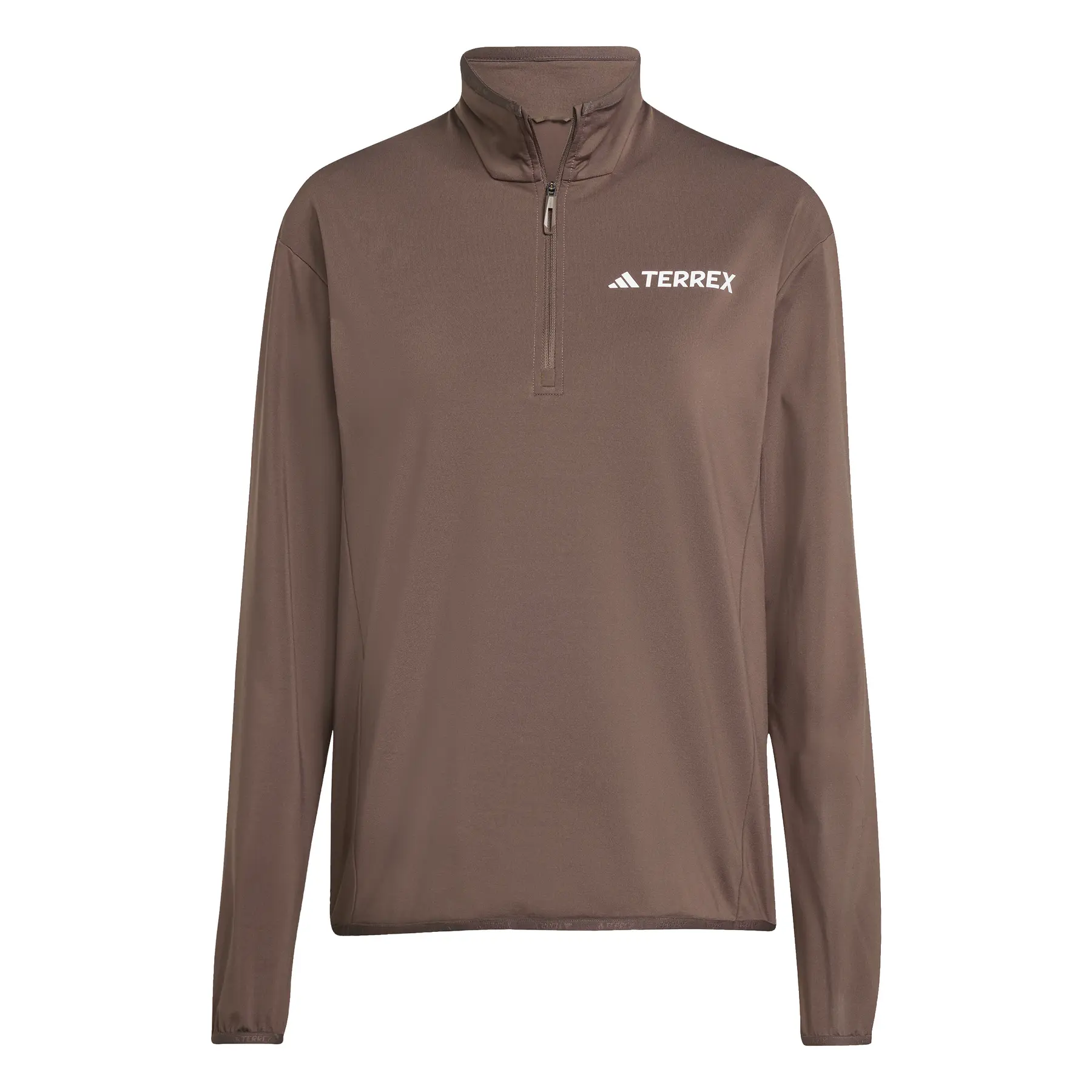 Adidas Women's Marron 1/2 Zip Fleece Terrex Multi Climawarm