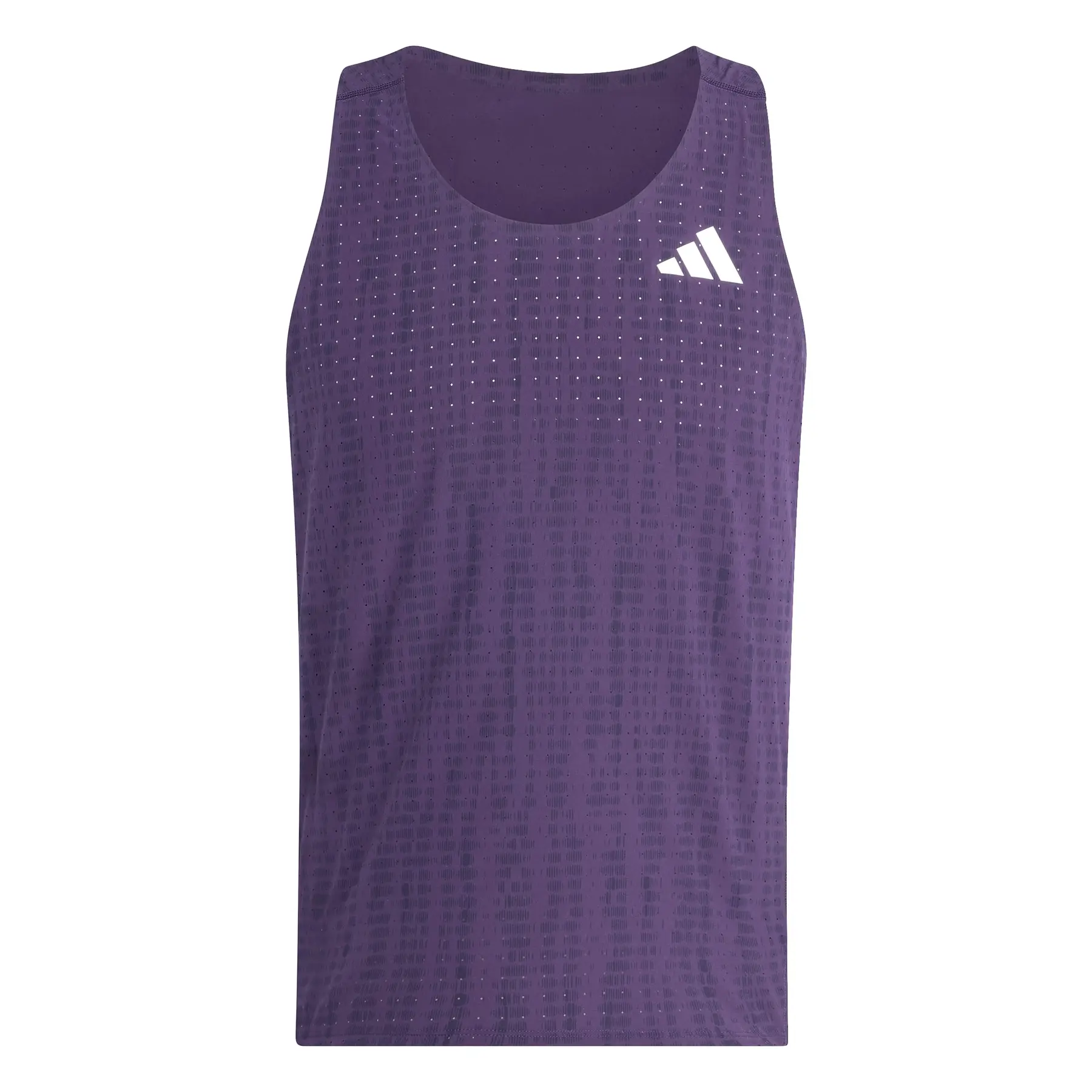 Adidas Men's Violet Tank Top Adizero
