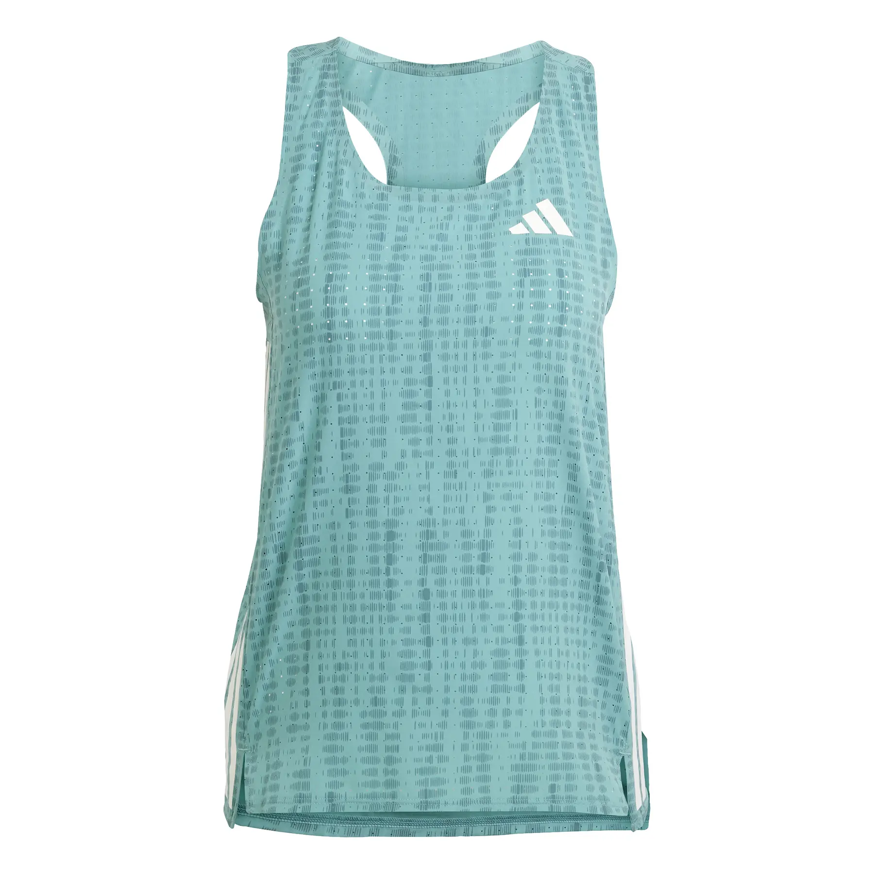 Adidas Femme Débardeur Adizero, Turquoise, Taille M
