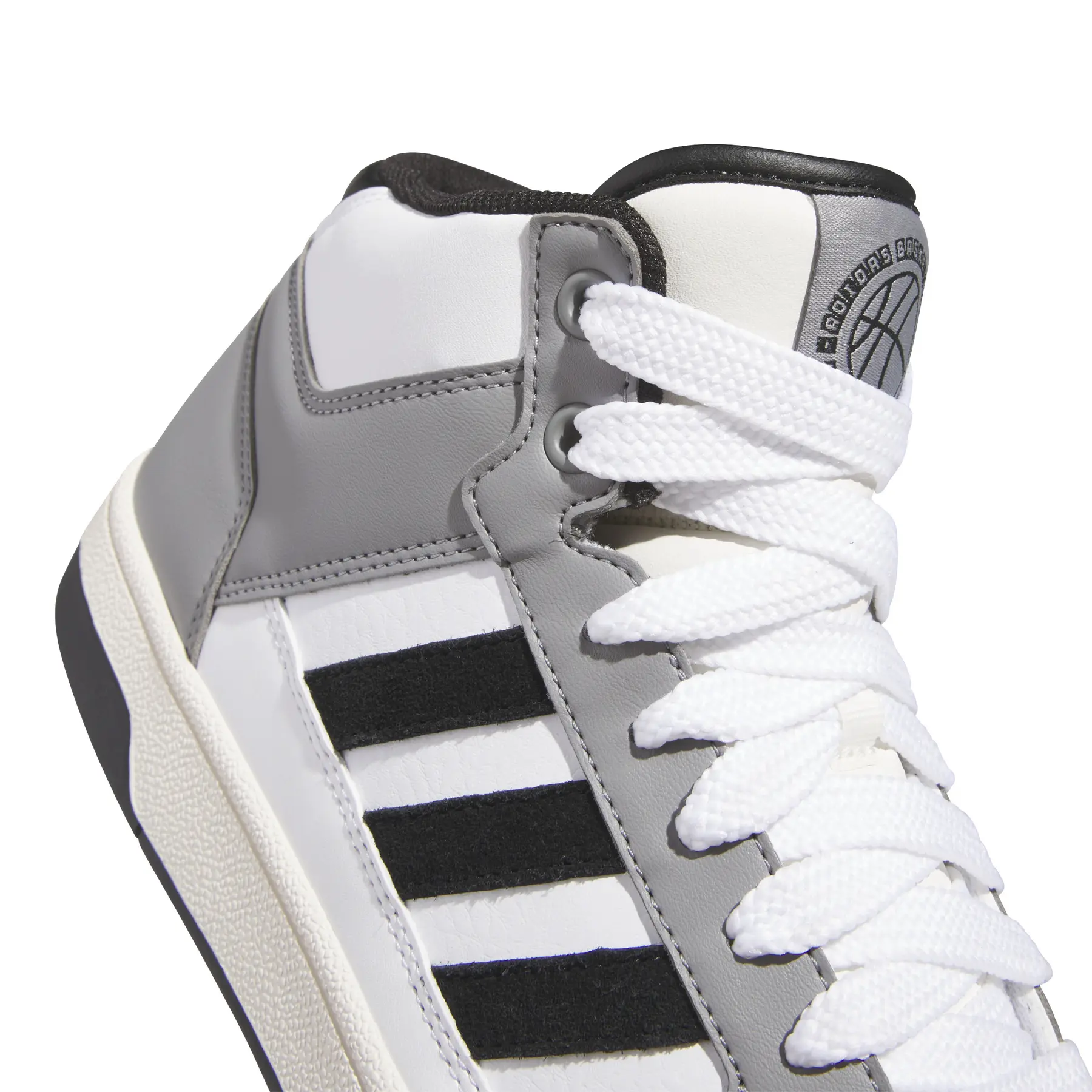 adidas Rapid Court Mid Trainers Grey US 8 adidas Rapid Court Mid Trainers Grey US 8