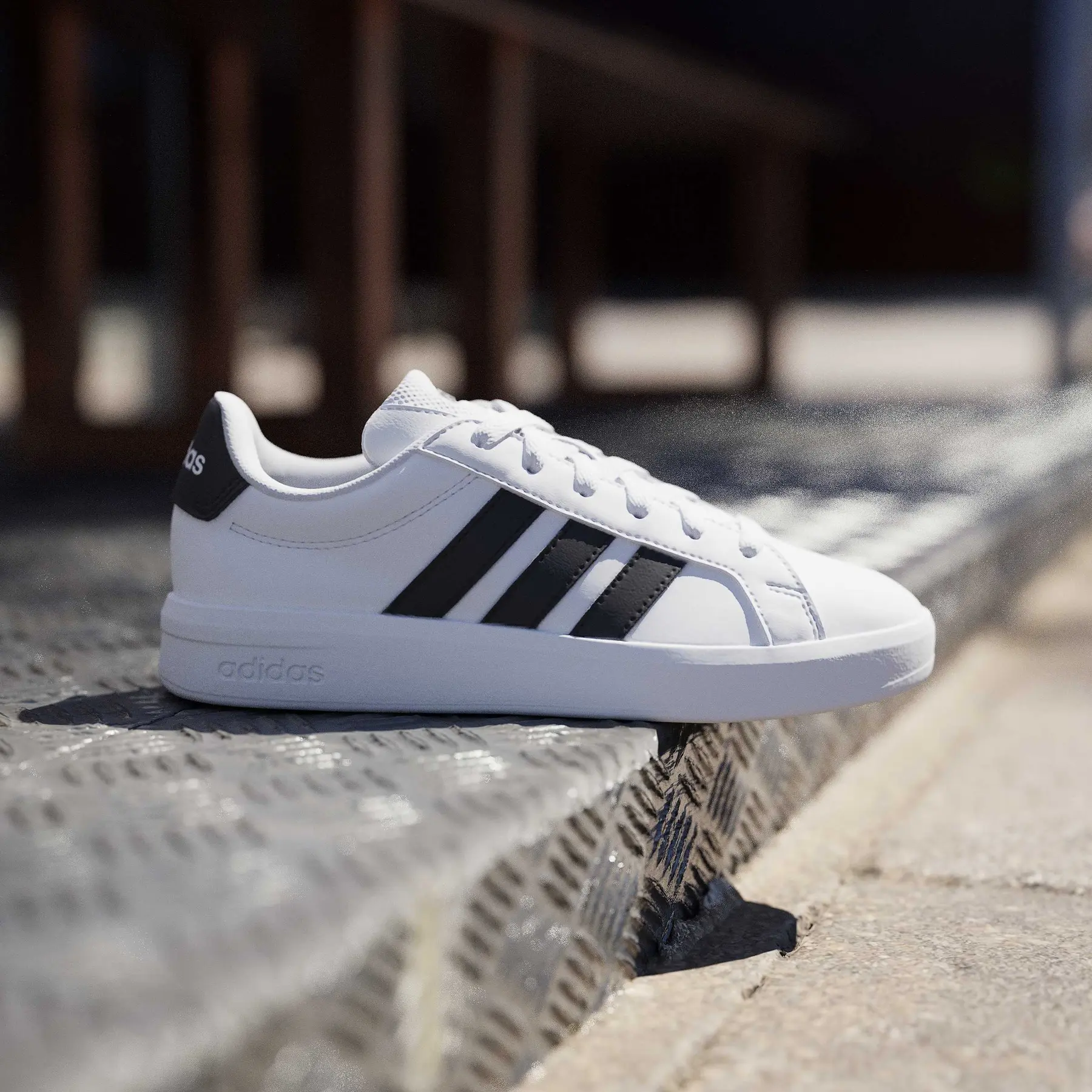adidas Grand Court 3.0 Junior Trainers White US 3.5 Kids JP9365/3