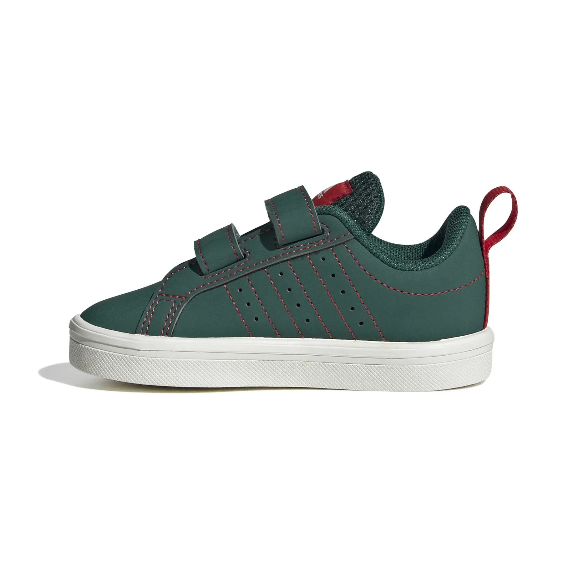 adidas gazelle silver green womens Wee Squeak Boys Flash Red Tennis Shoe, 3 / Red