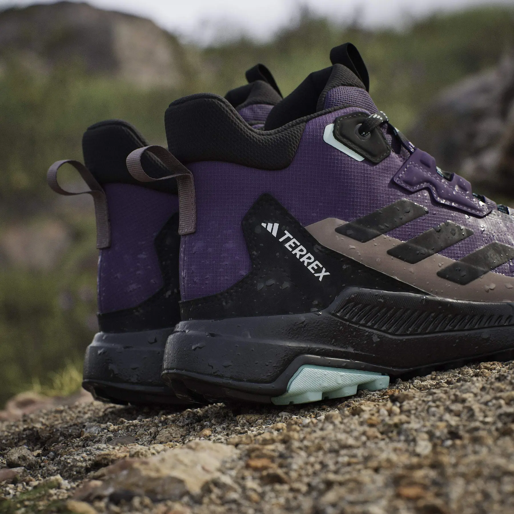 Women's mid-height hiking shoes adidas Terrex Anylander Rain.Rdy