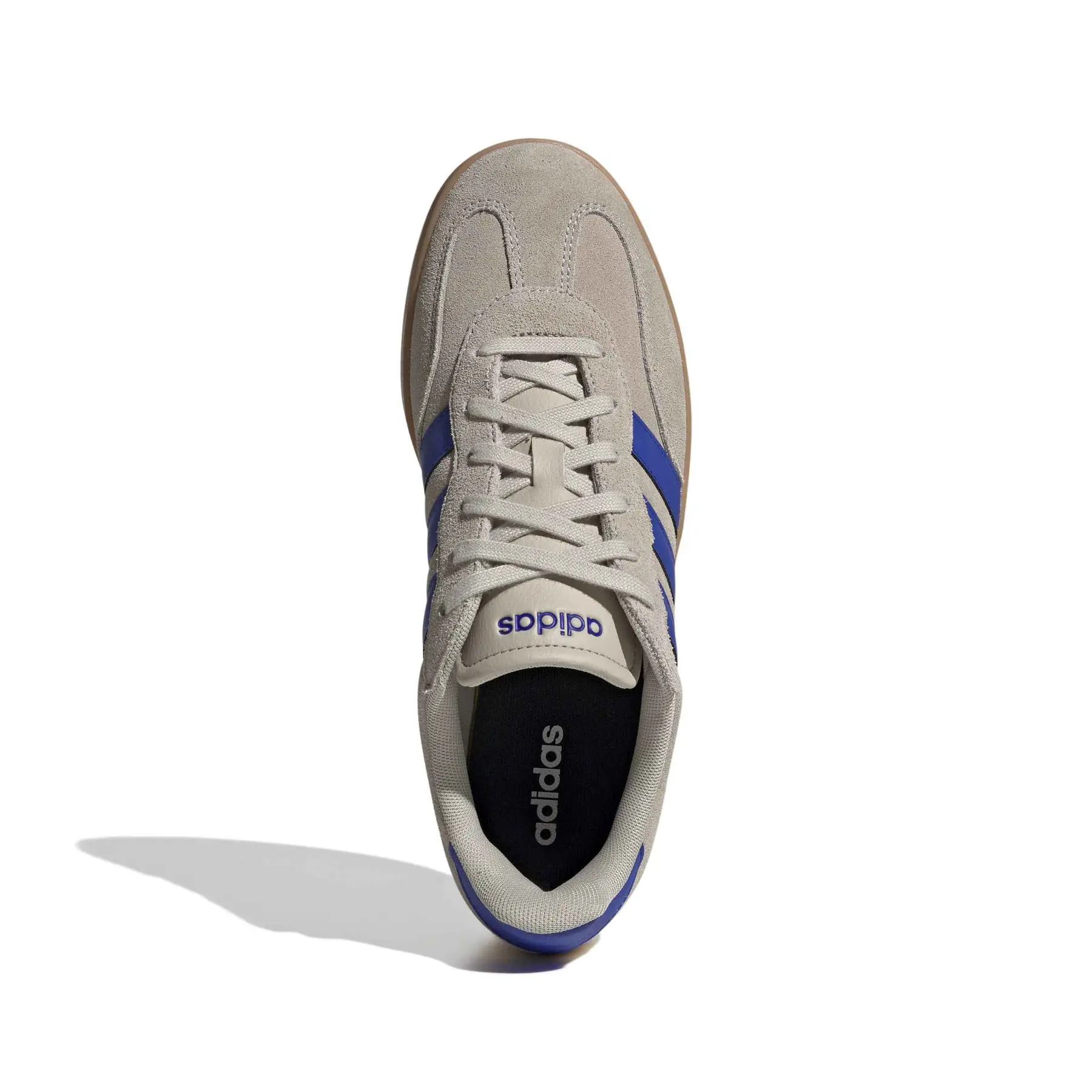 Adidas Barreda Sneaker Mens 10 Beige Blue Suede Gum Sole Casual NIB Adidas Barreda Grey White Gum Mens main image 3
