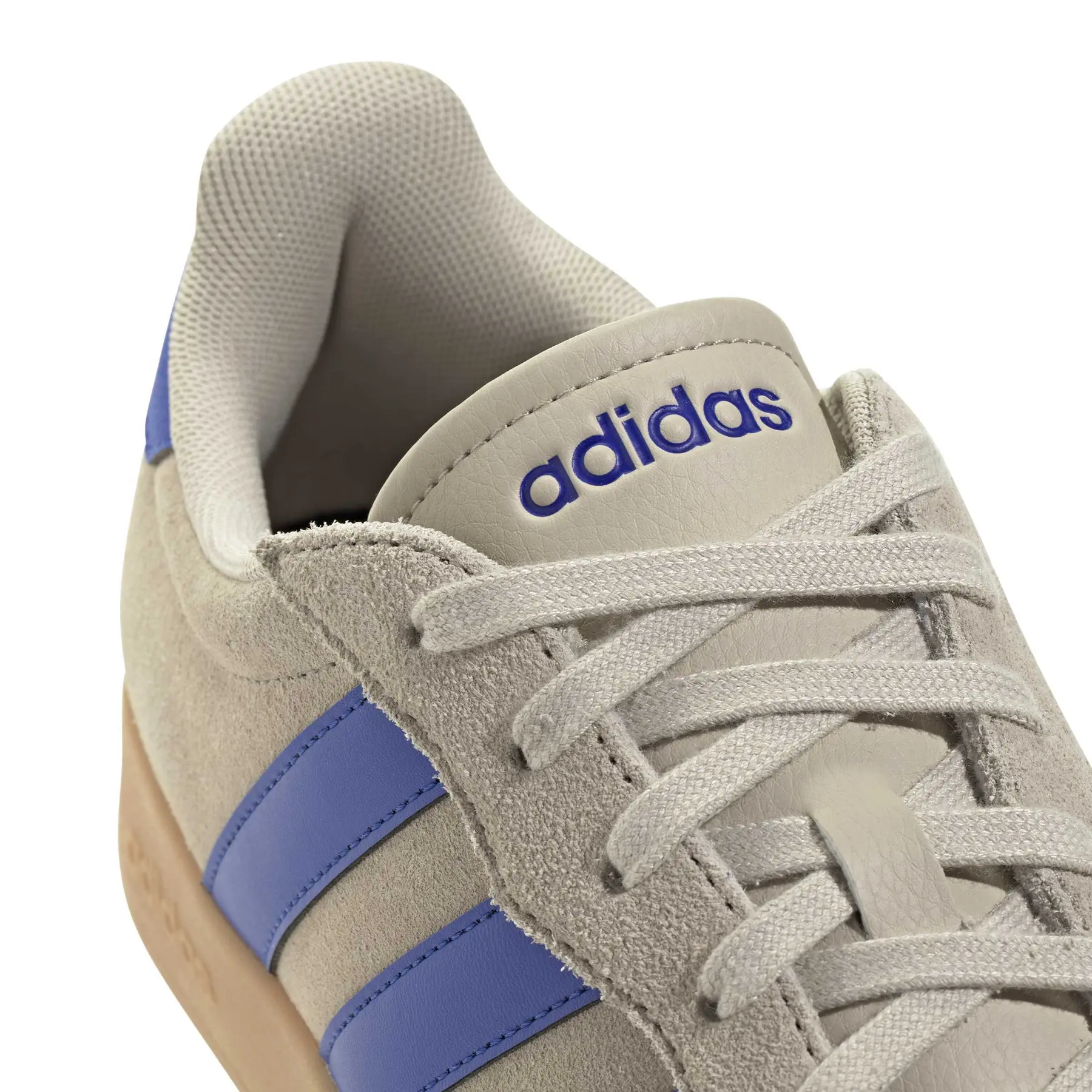 Adidas Barreda Sneaker Mens 10 Beige Blue Suede Gum Sole Casual NIB Adidas Barreda Grey White Gum Mens main image 4
