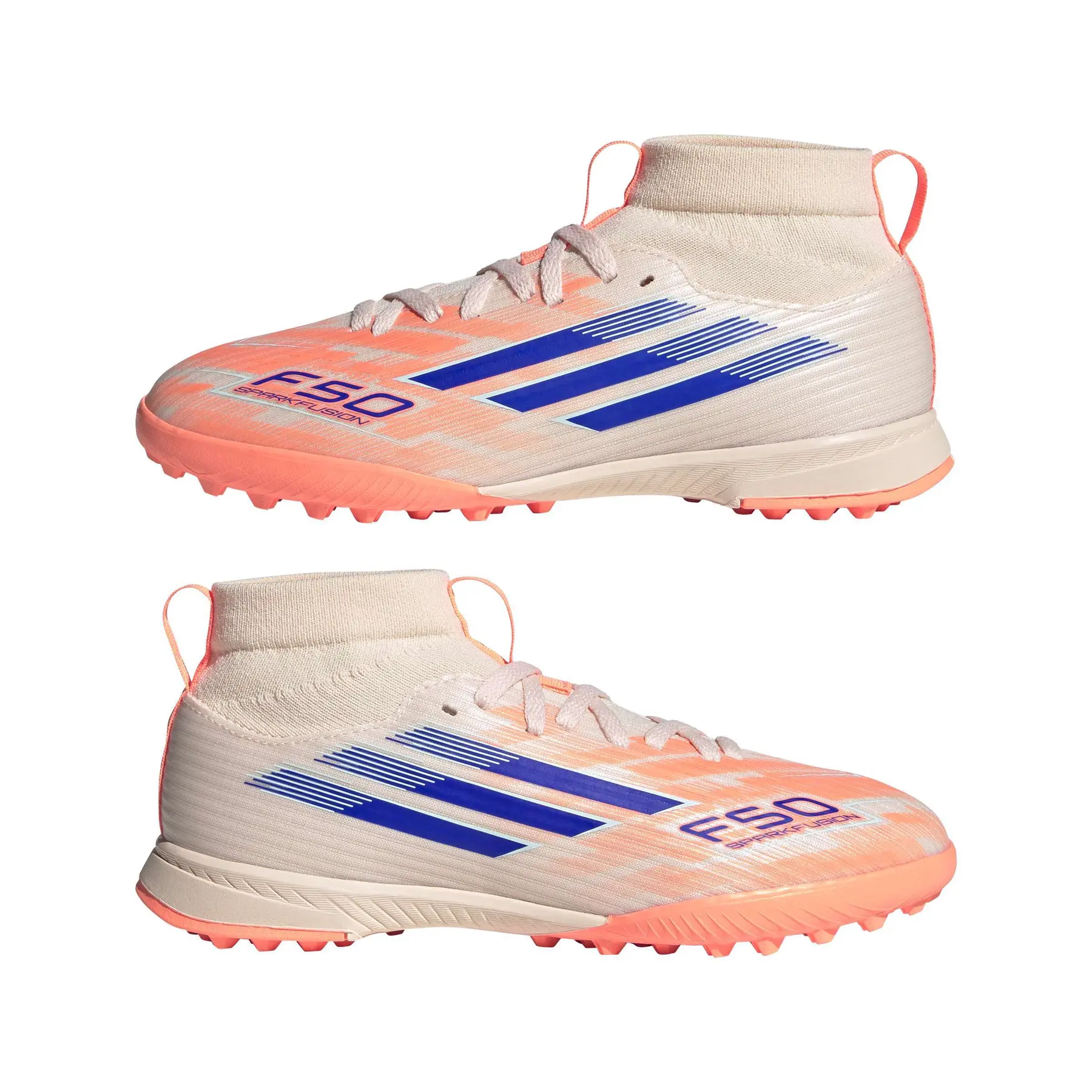 Children's Football boots adidas F50 Sparkfusion League Mid Turf