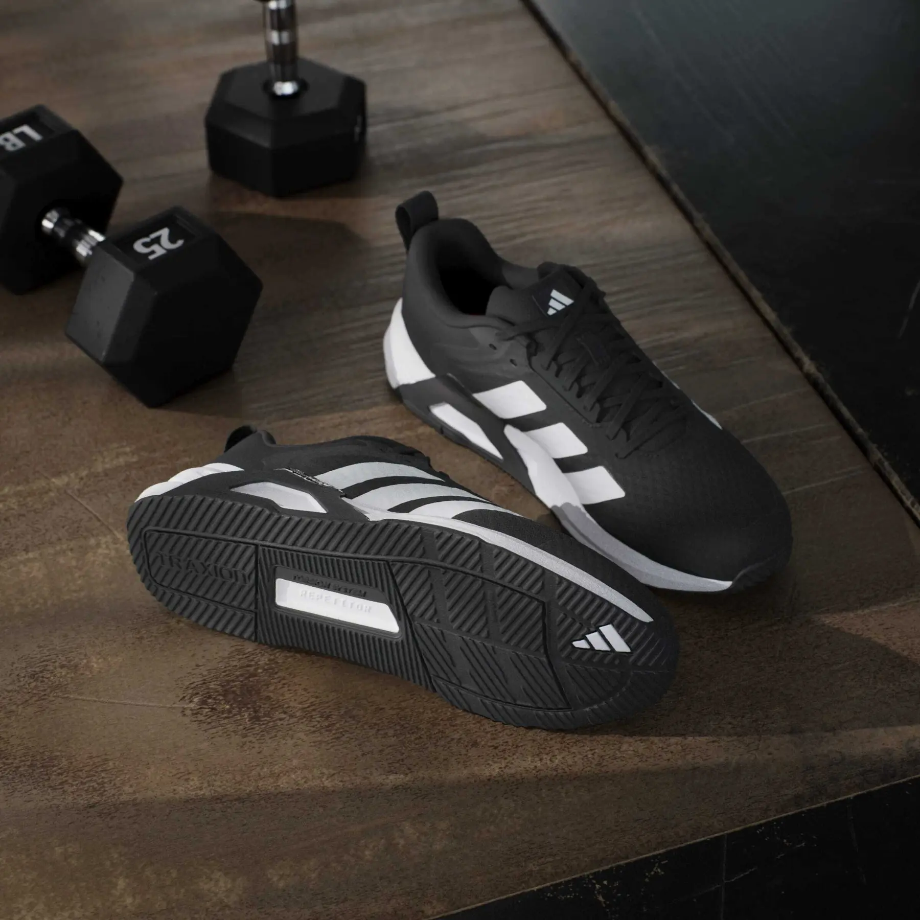 adidas Dropset Control Weightlifting Shoes Black US 7.5 Men JS3036/7