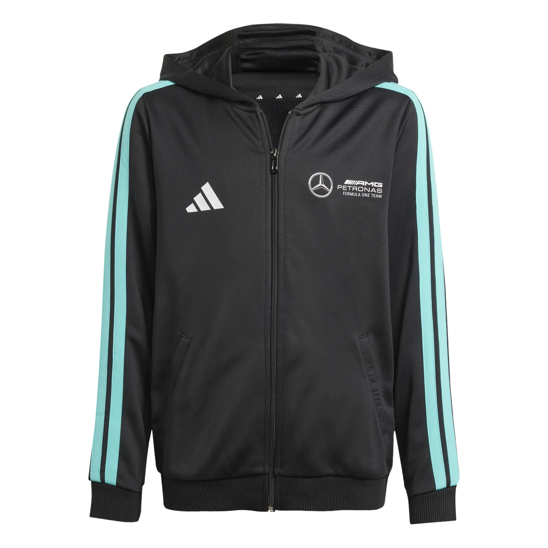 4068802676546 - Kinder-Trainingsjacke mit Reißverschluss adidas Mercedes - AMG Petronas Formula One Team DNA