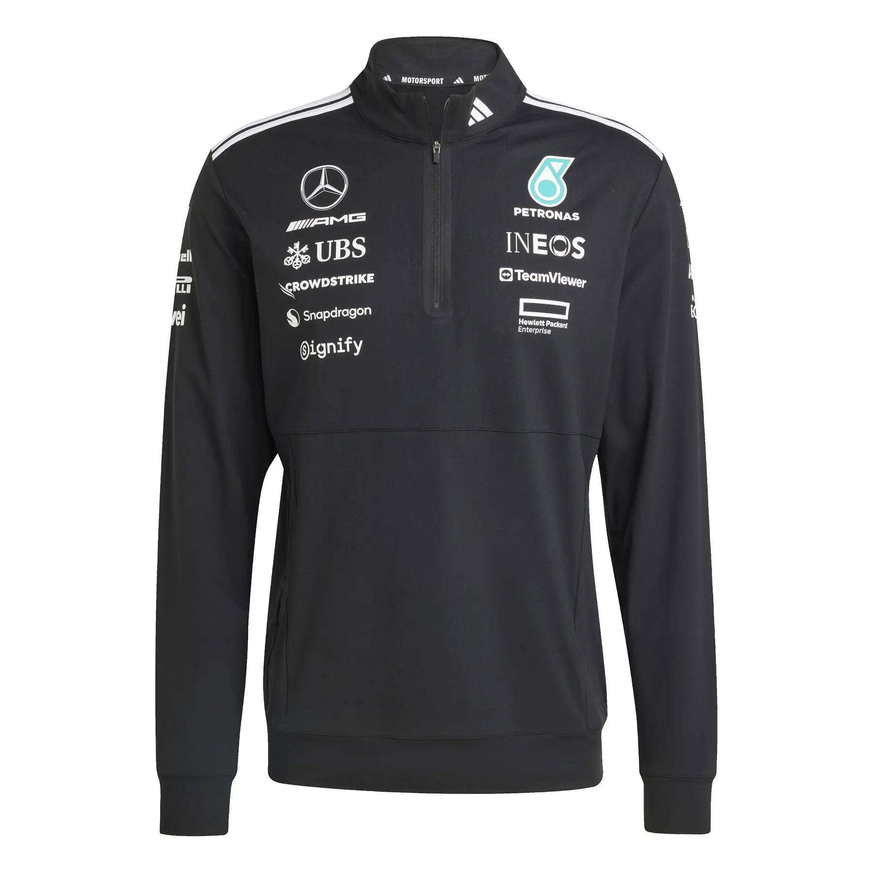 4068802114116 - Sweatshirt 1 4 Reißverschluss adidas Mercedes - AMG Petronas Formula One Team