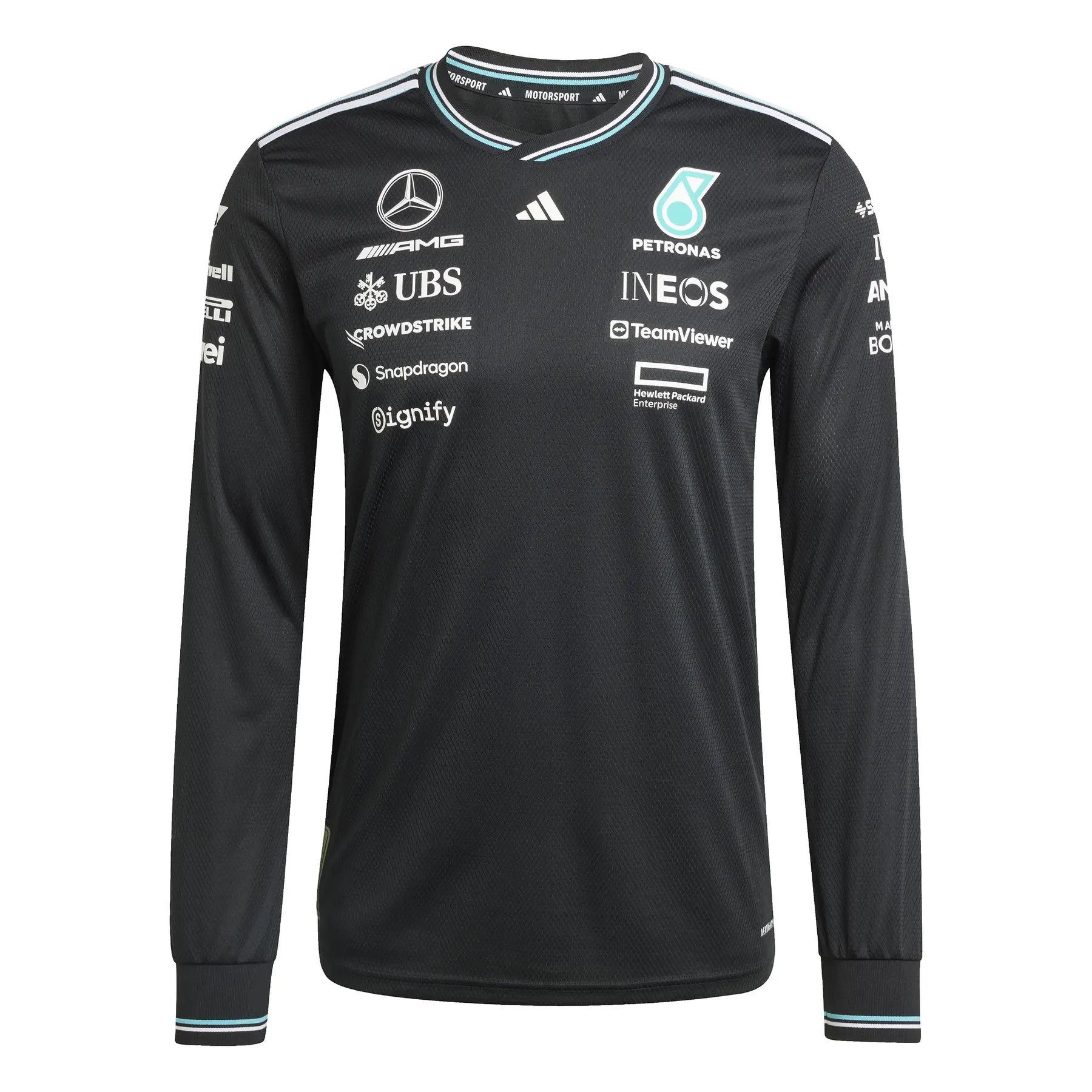 4068802772590 - Authentisches Langarmtrikot adidas Mercedes AMG Petronas Formula One Team