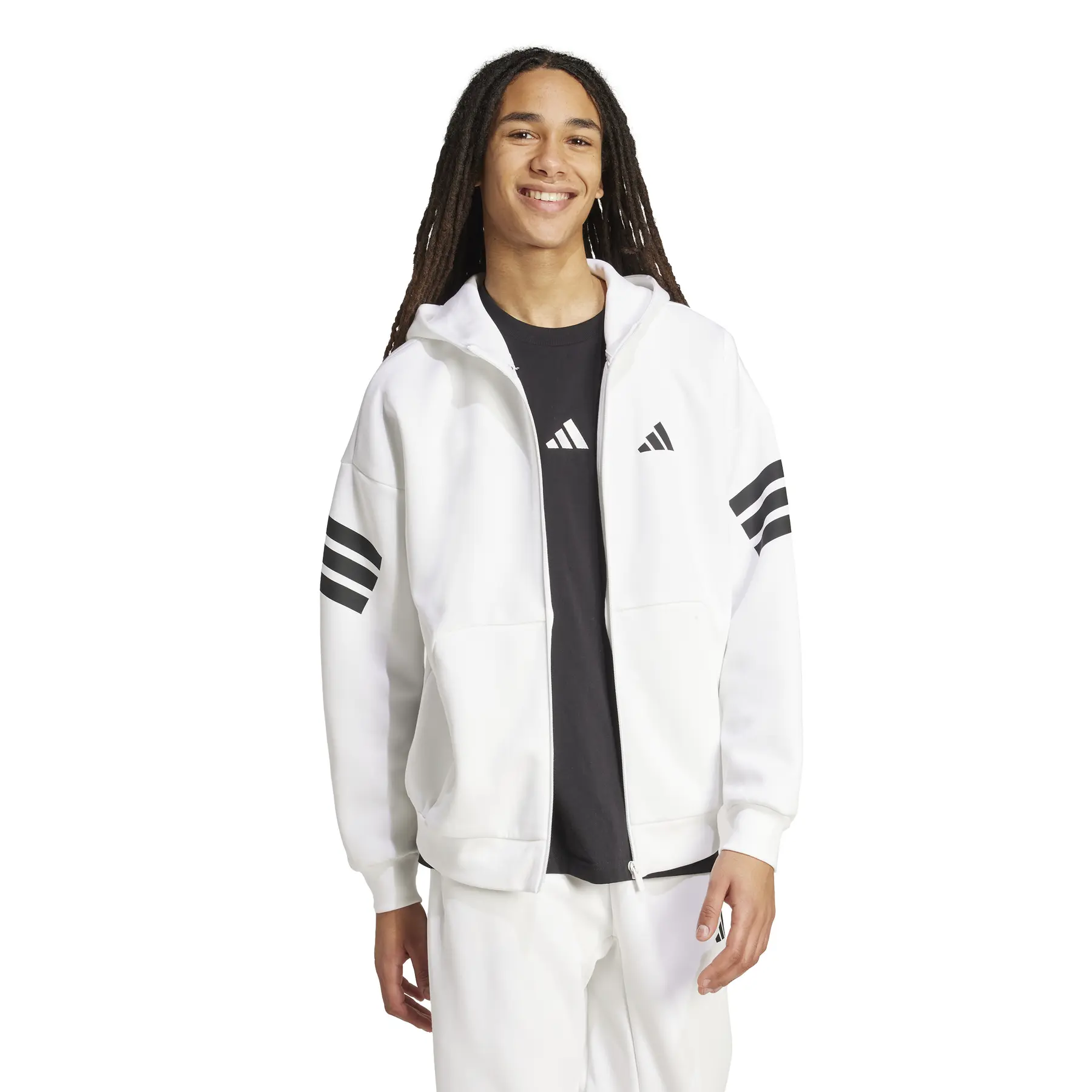 Full zip hoodie adidas Future Icons 3 stripes | Foot-Store