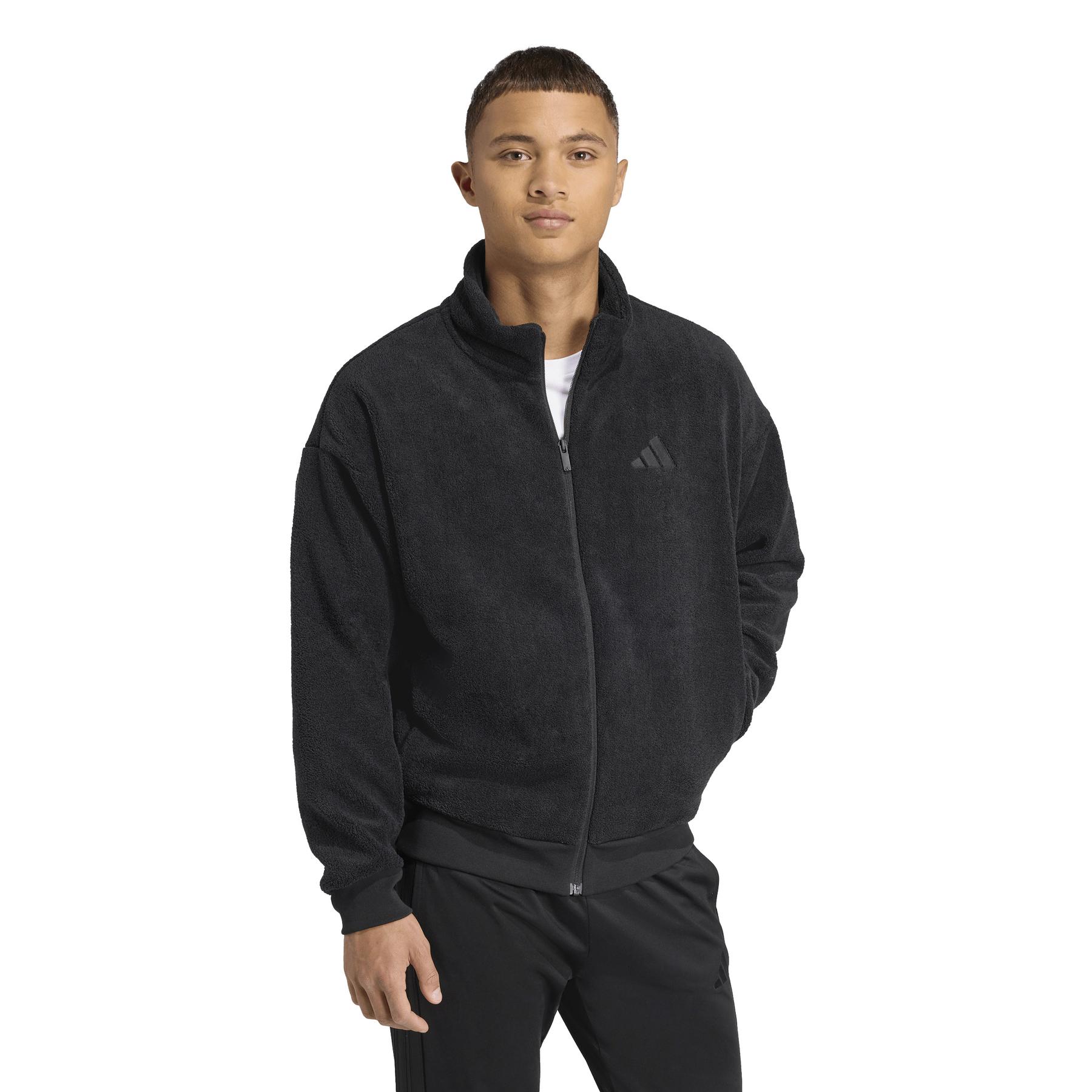 Full zip training jacket adidas Future Icons Logo Low Pile