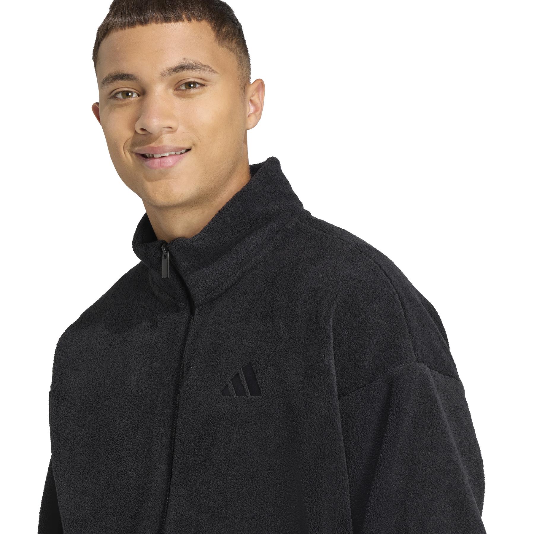 ジャケット・アウター ENFOLD STADIUM-JUMPER Enfold Jacket in True Black ~ Windthrow