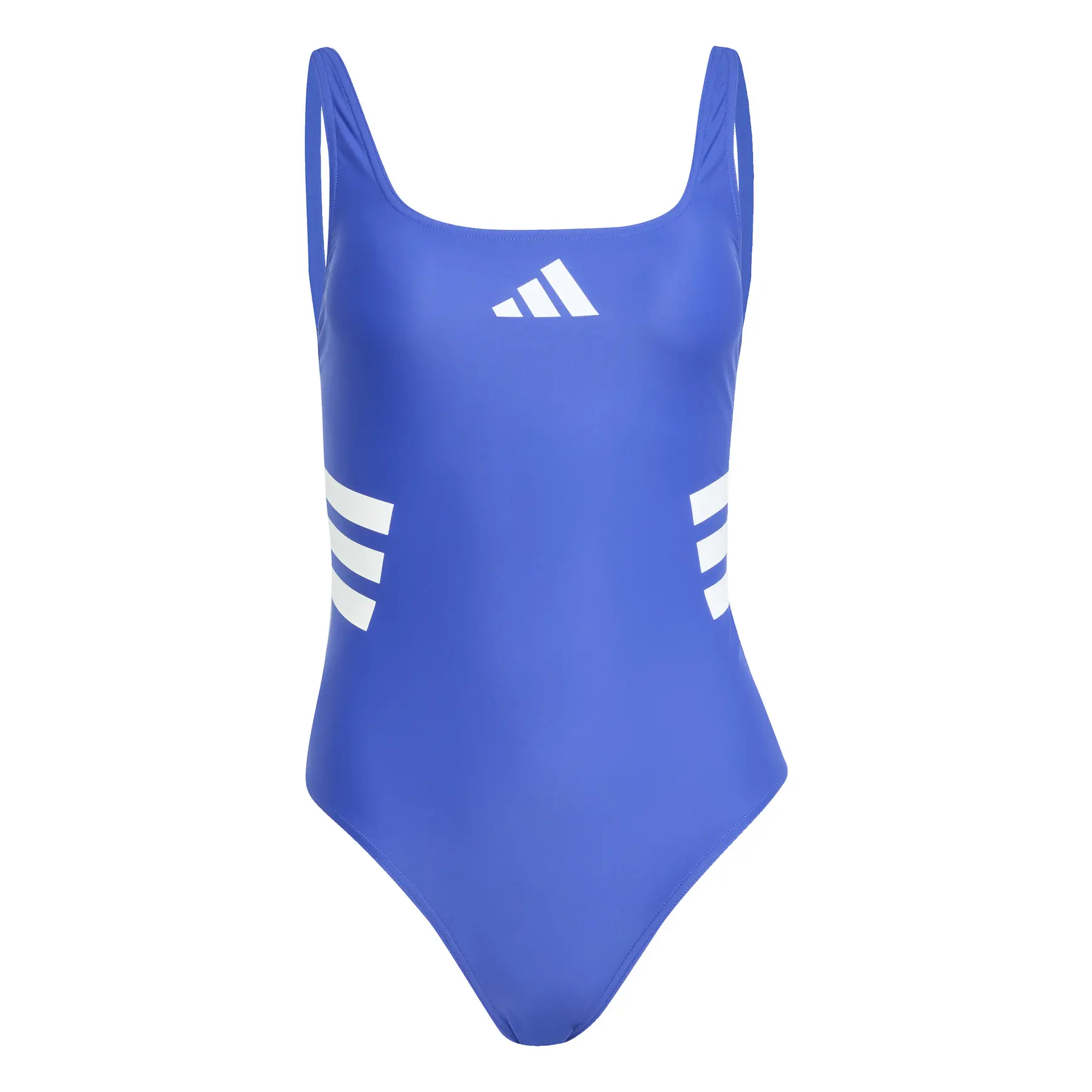 Adidas Women's Bleu 1-Piece Swimsuit 3-Stripes