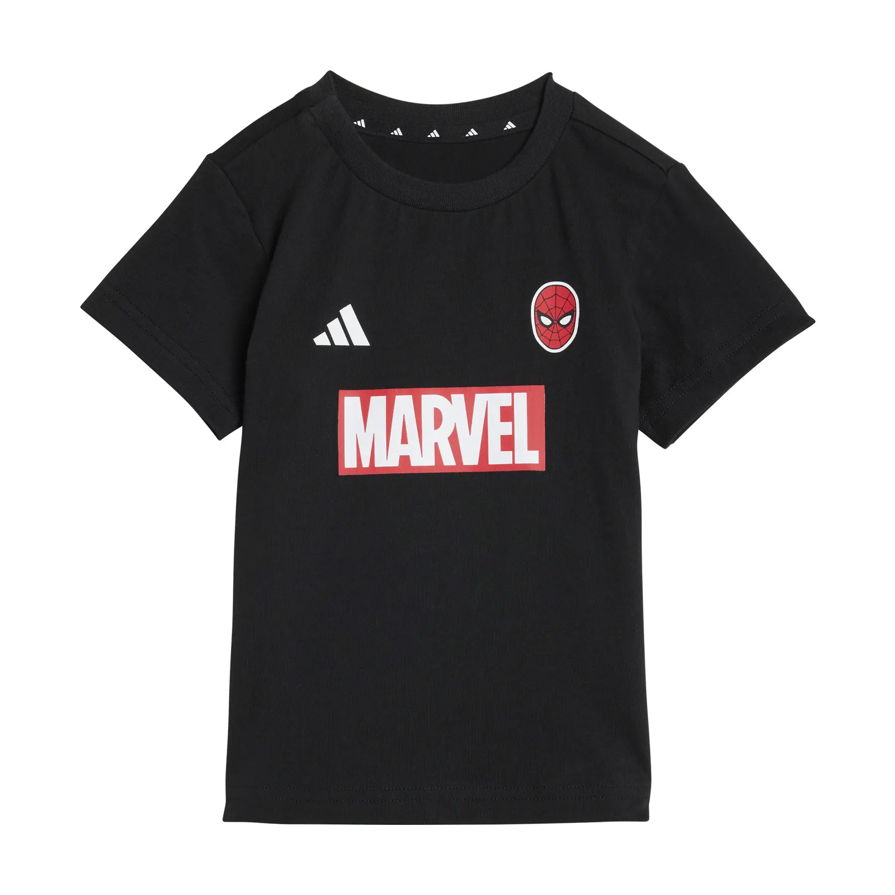 Set Marvel Spider-Man: Maglietta Nera Maniche Corte + Pantaloncini Con Stampa, Bambini 8-16 Anni - 5