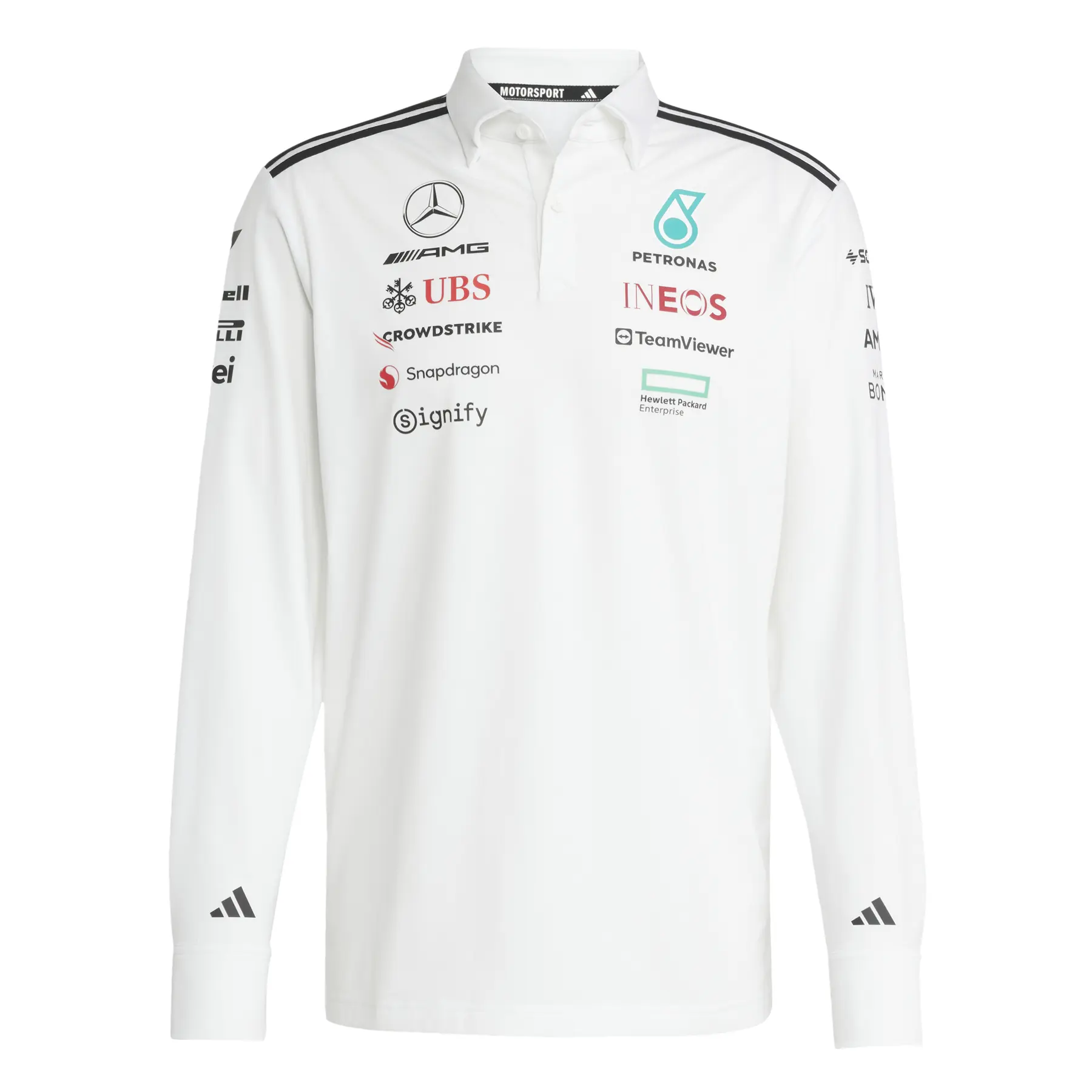 4068809308662 - Langärmeliges Polo-Shirt adidas Mercedes - AMG Petronas Formula One Team