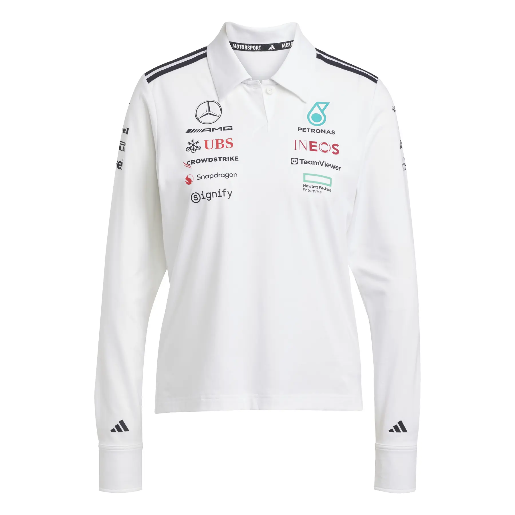 4068802776505 - Polo-Shirt langarm Damen adidas Mercedes - AMG Petronas Formula One Team