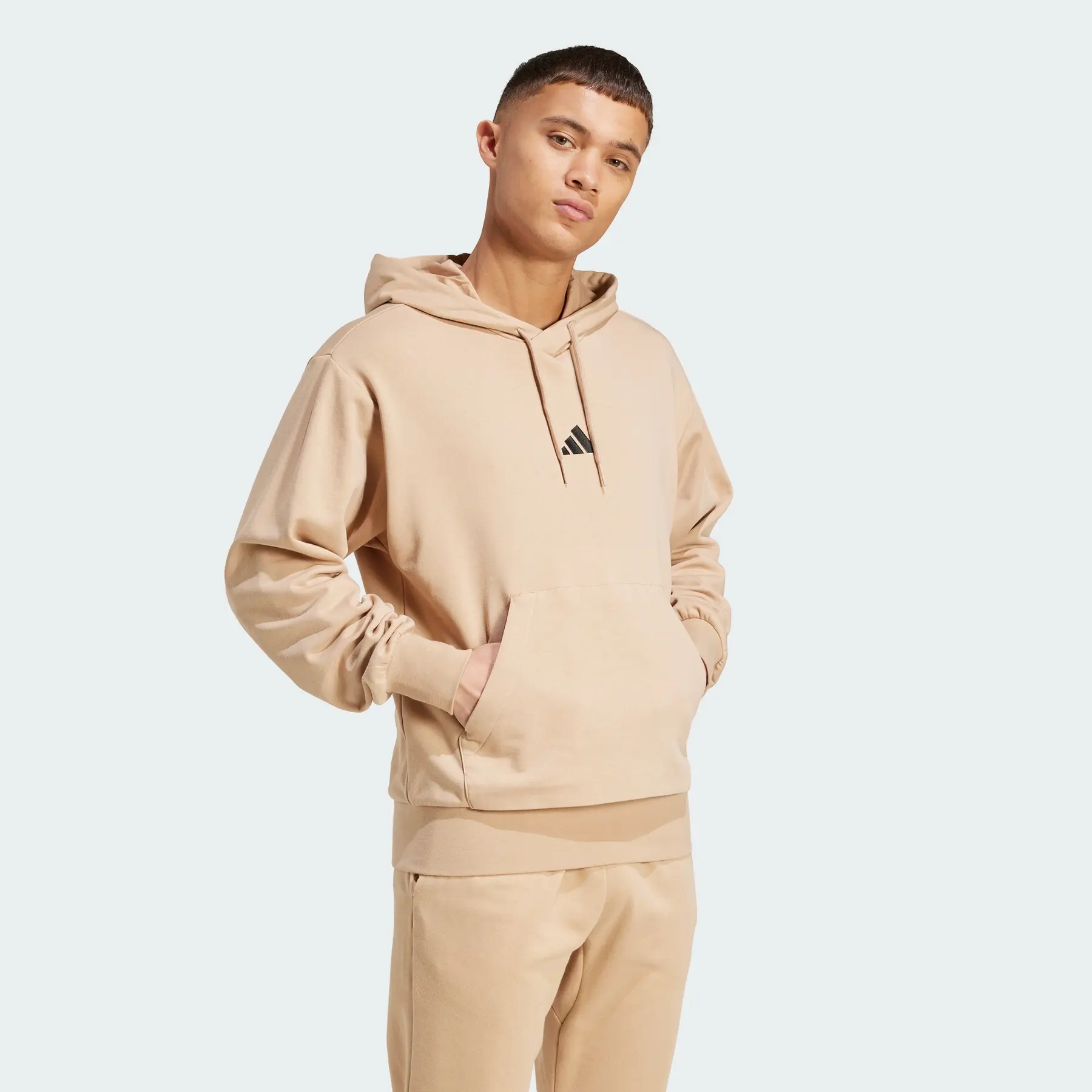 Hooded sweatshirt adidas Essentials Feelcozy French Terry