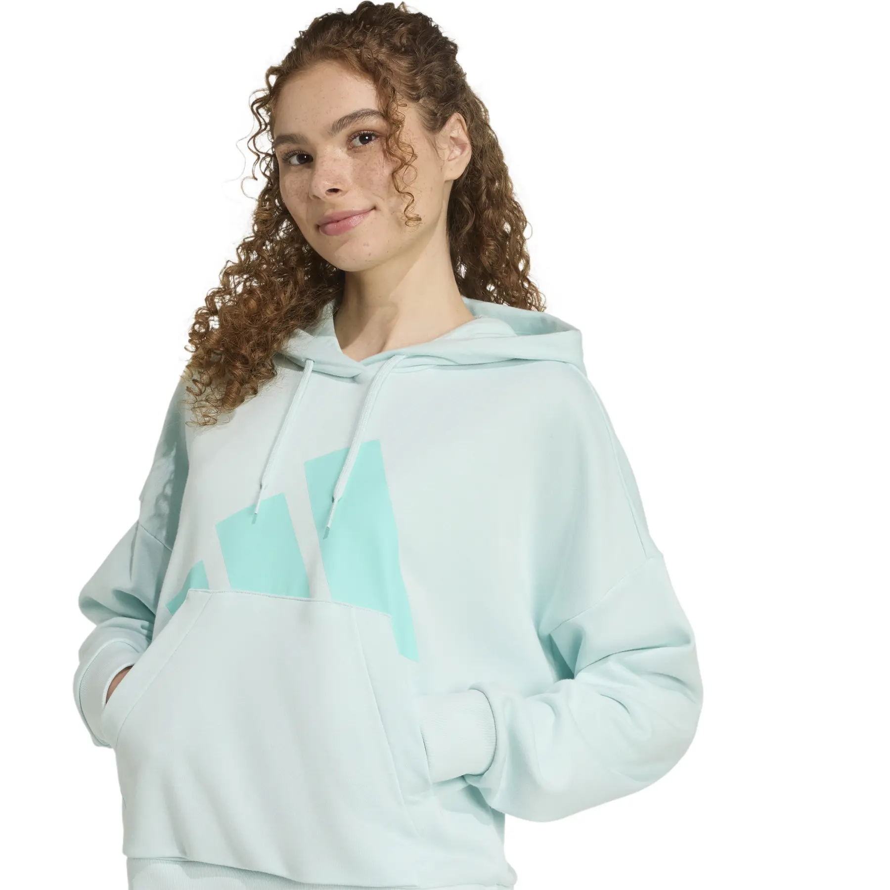 Women's hooded sweatshirt adidas French Terry big logo Essentials