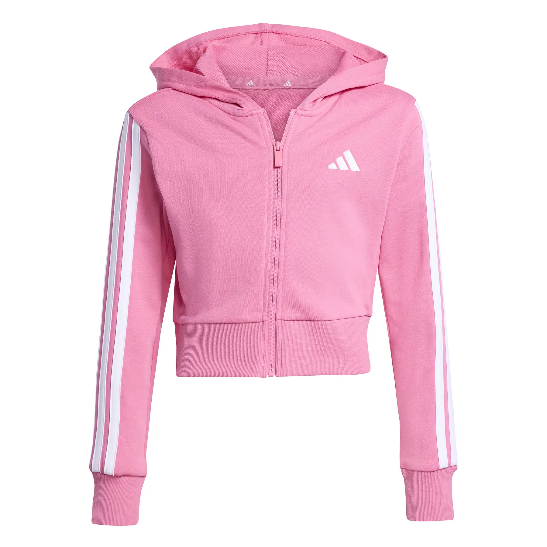 4068808382373 - Mädchen Kapuzenpullover mit Reißverschluss adidas Essentials 3-Stripes