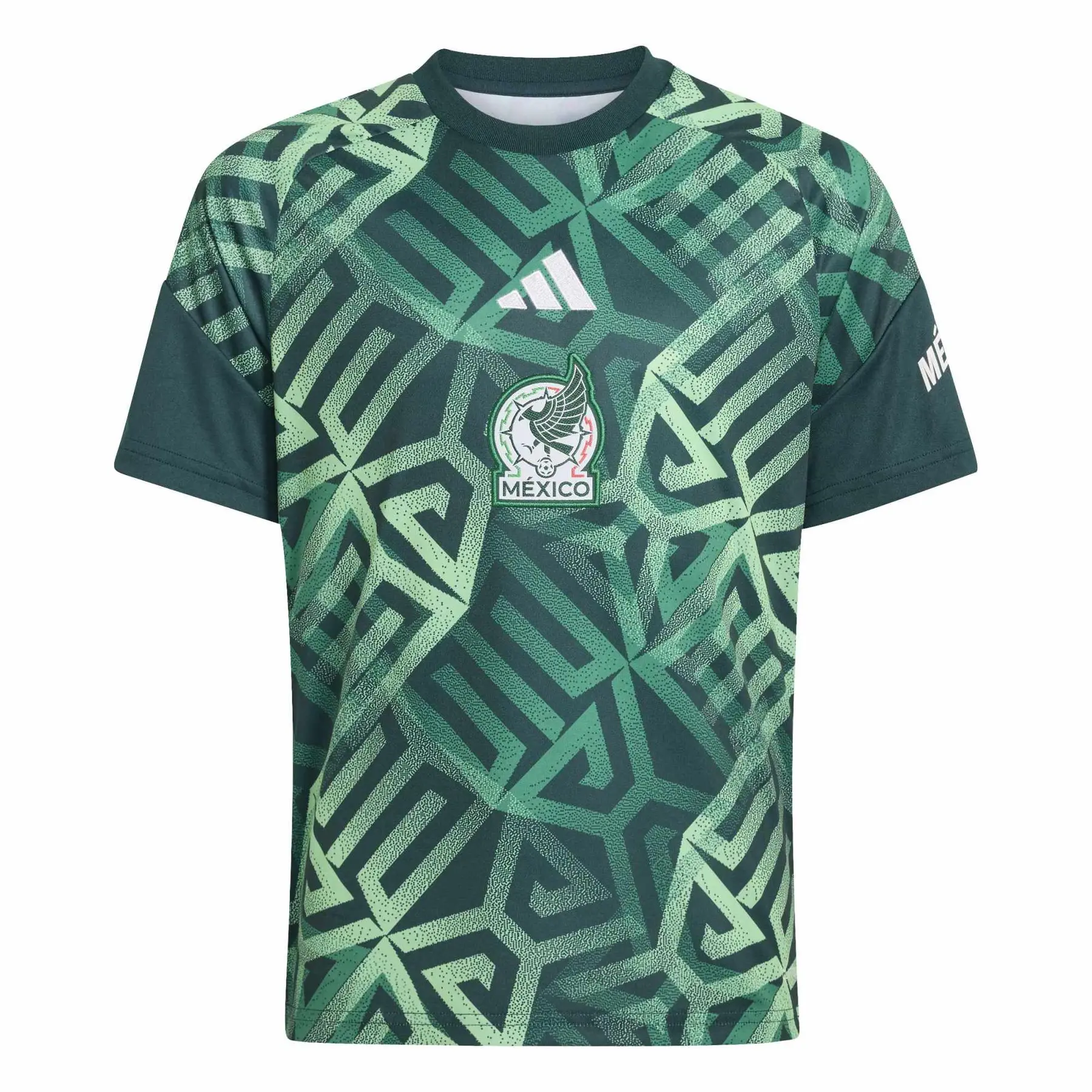 Prematch-Trikot Kinder Mexiko 2026 - Vert - unisex - Size: 11/12 ans