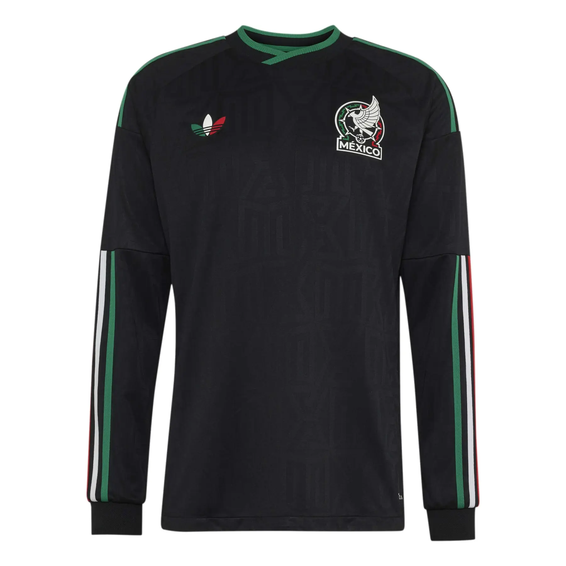 Authentisches Third Trikot mit langen Ärmeln Mexiko 2026 - Noir - male - Size: 3XL