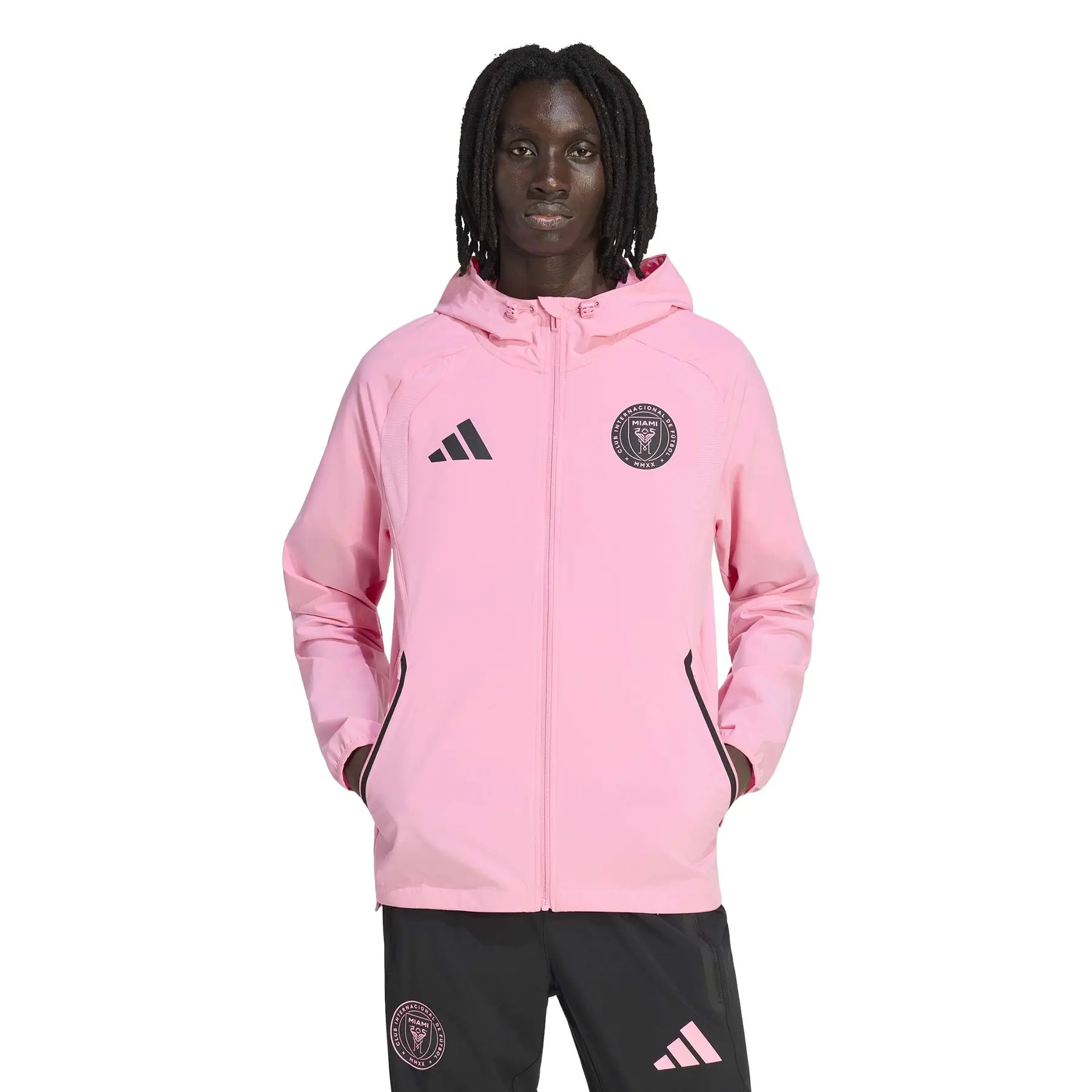 Zip-up windbreaker Inter Miami FC Tiro Travel 2026/27 | Foot-Store