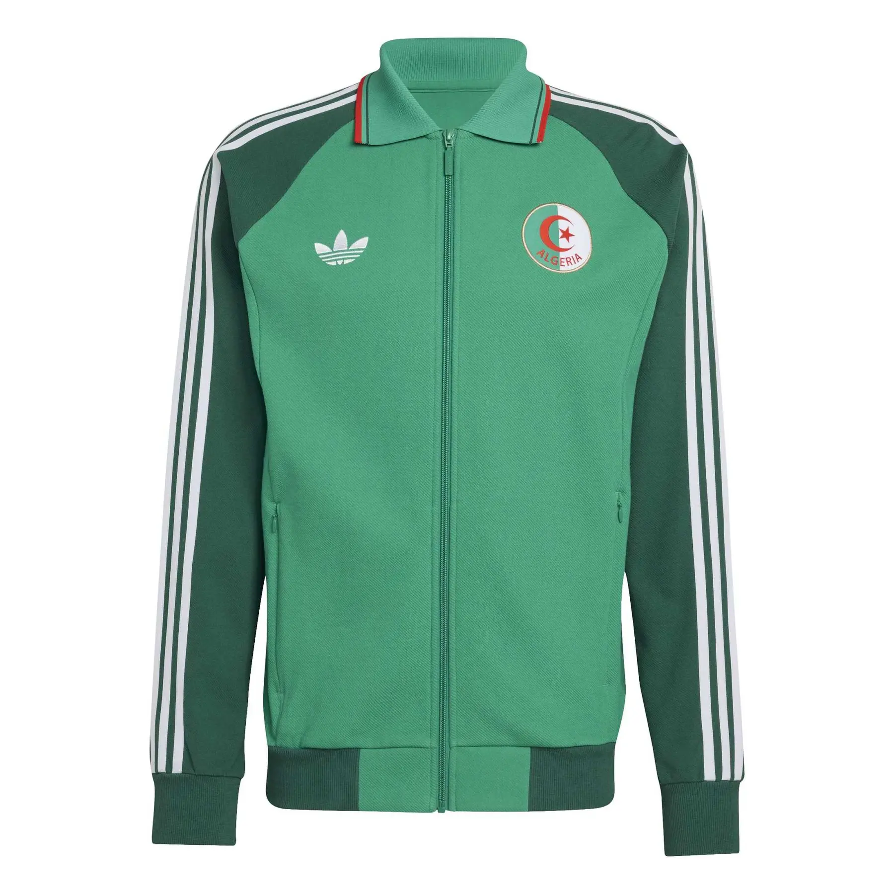 Adidas Men's Vert Extérieur Algeria Tracksuit Jacket Coupe Du Monde 2026