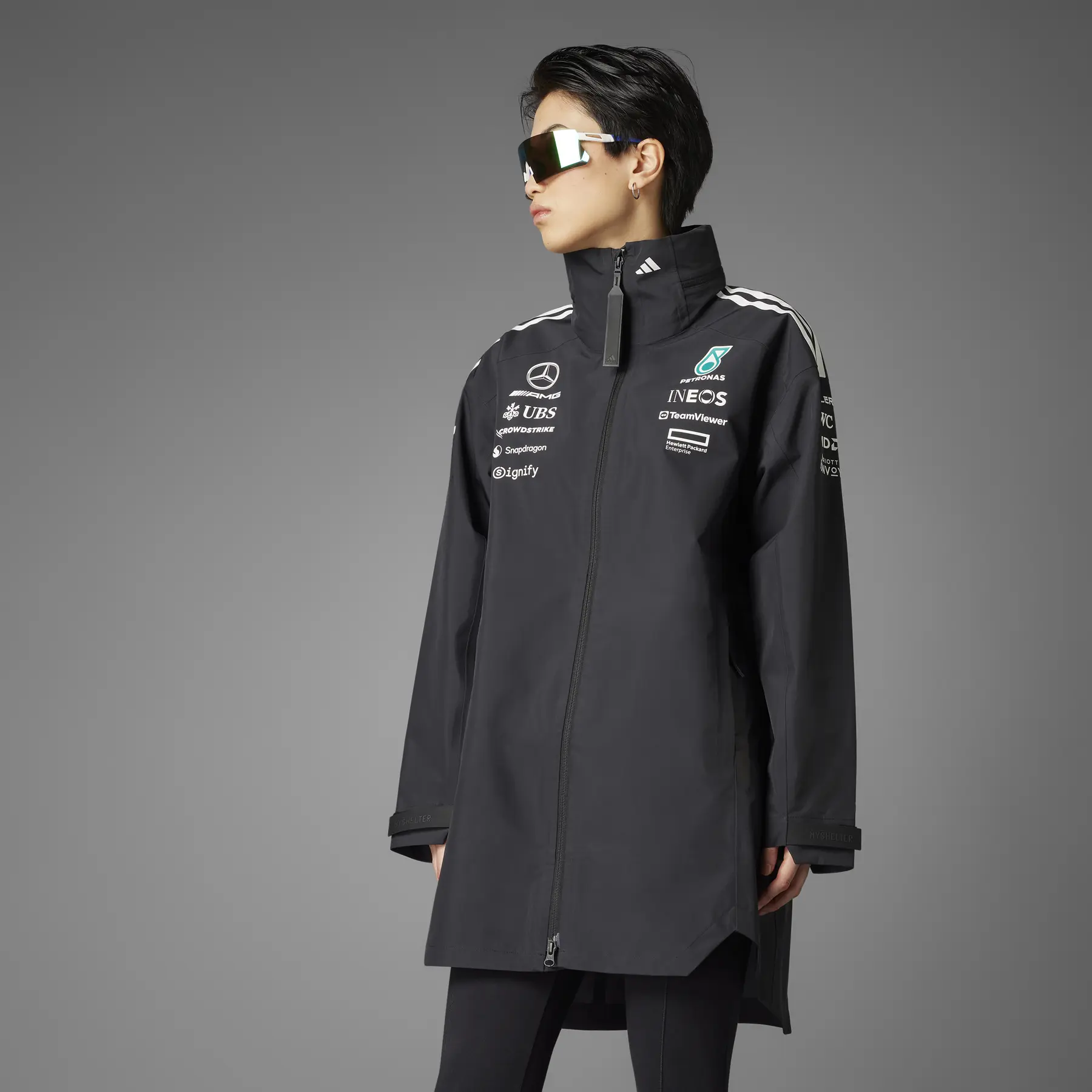 Mercedes AMG women's waterproof jacket Petronas Formula One Team