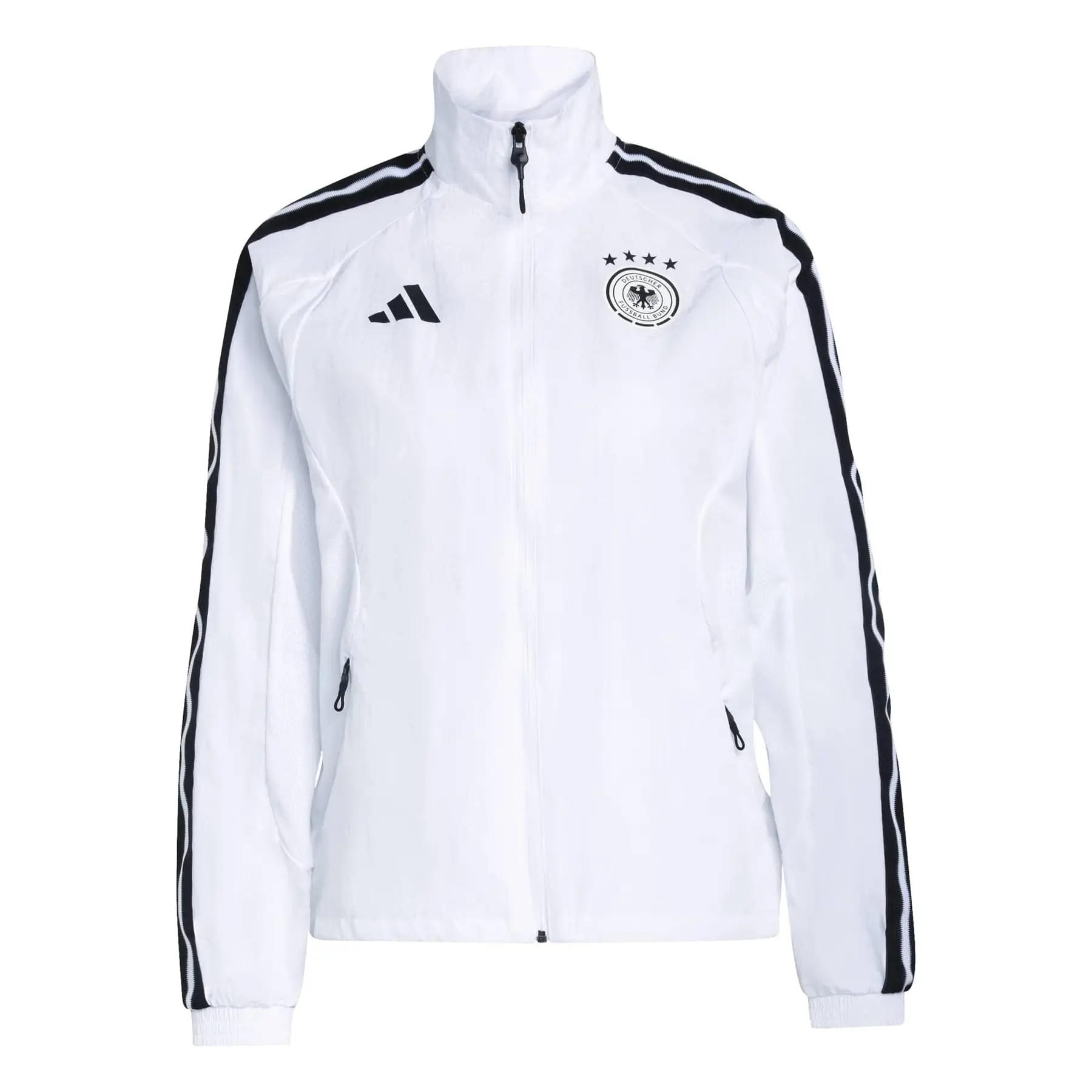 Adidas Women's Blanc Germany Home Tracksuit Jacket Anthem 2026