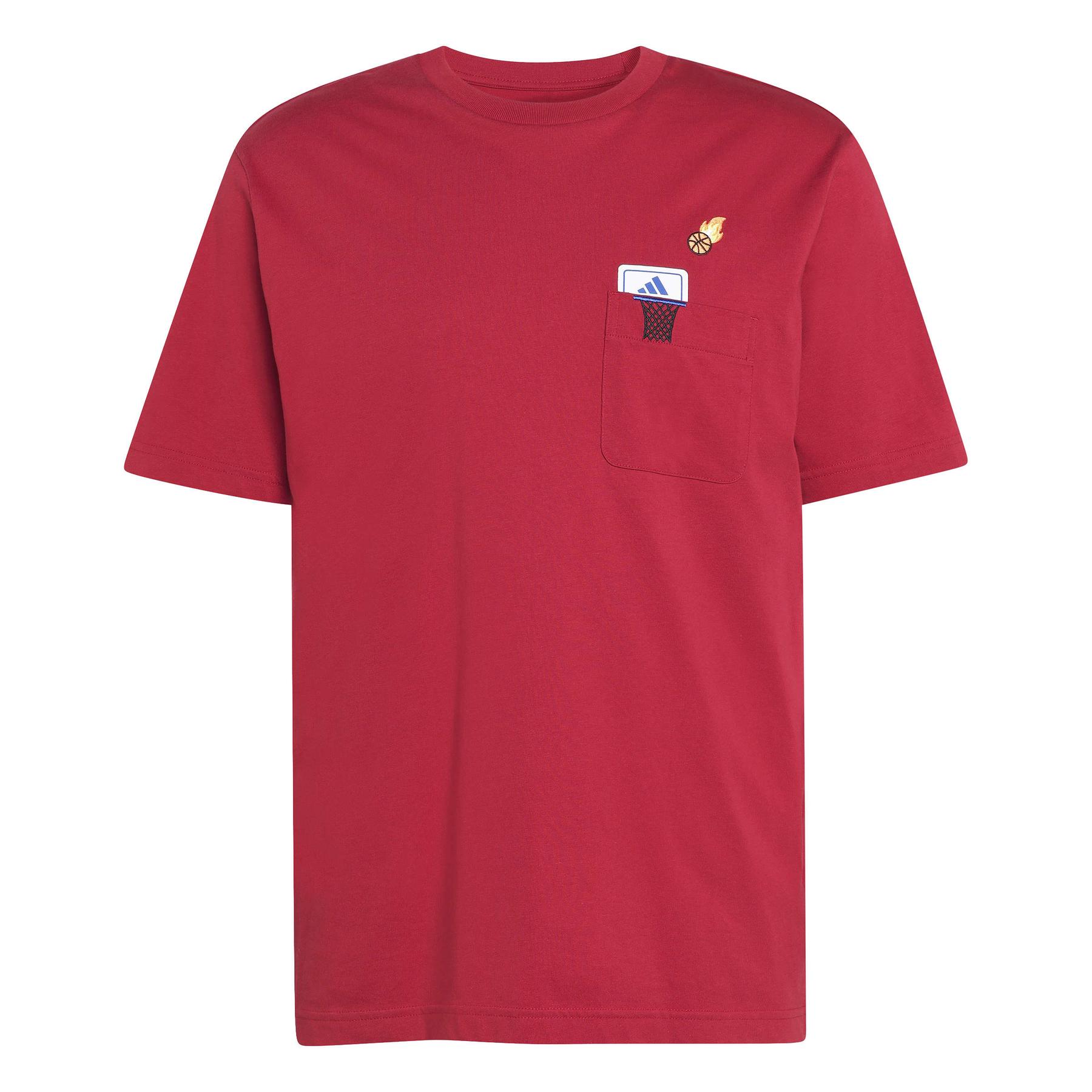 4068814022492 - T-Shirt adidas Mini Embroidery Basketball