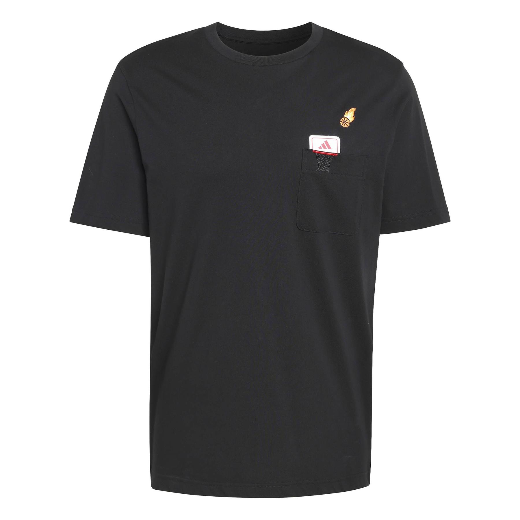 4068814030152 - T-Shirt adidas Mini Embroidery Basketball