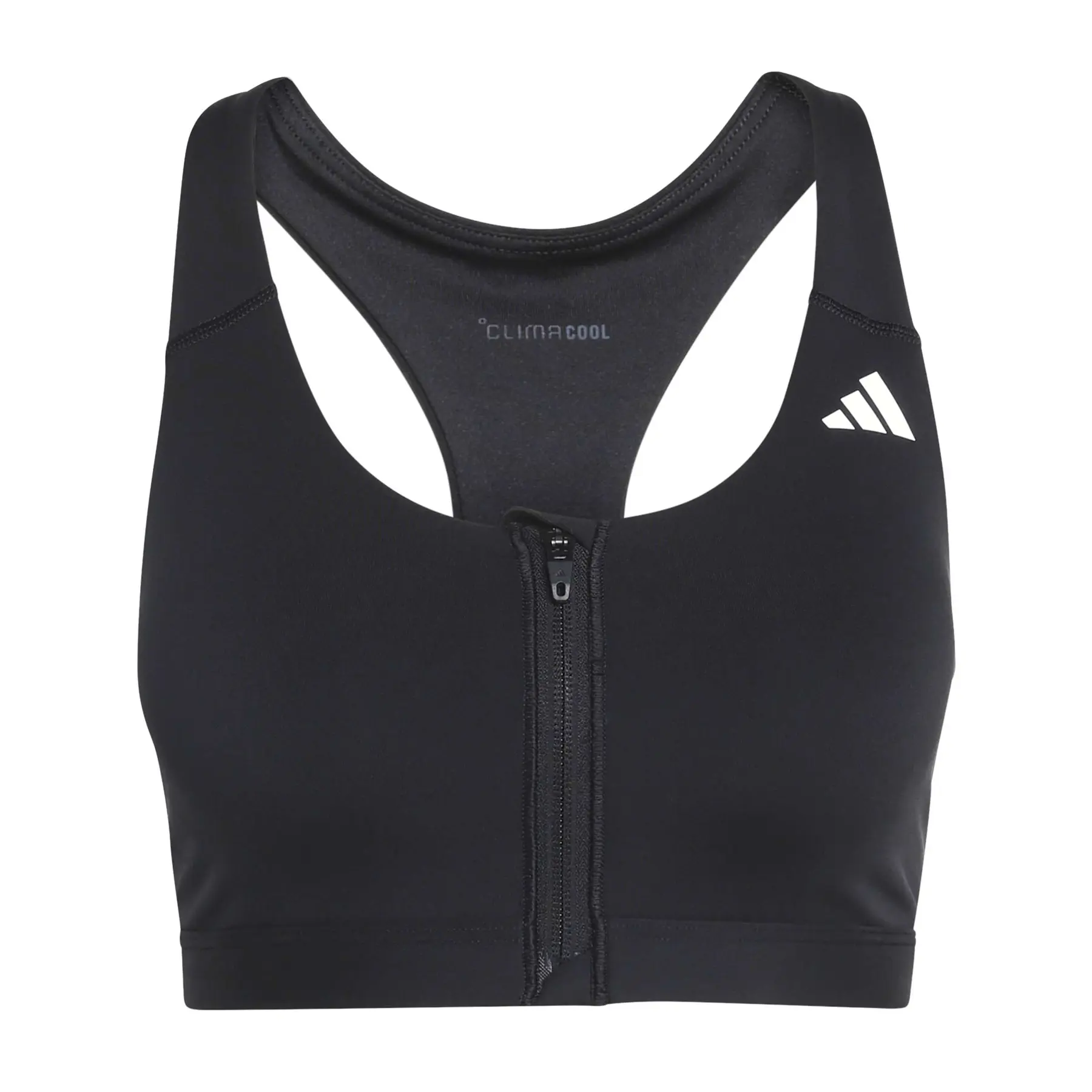 Sport-BH mit Reißverschluss, Damen adidas Optime Essentials