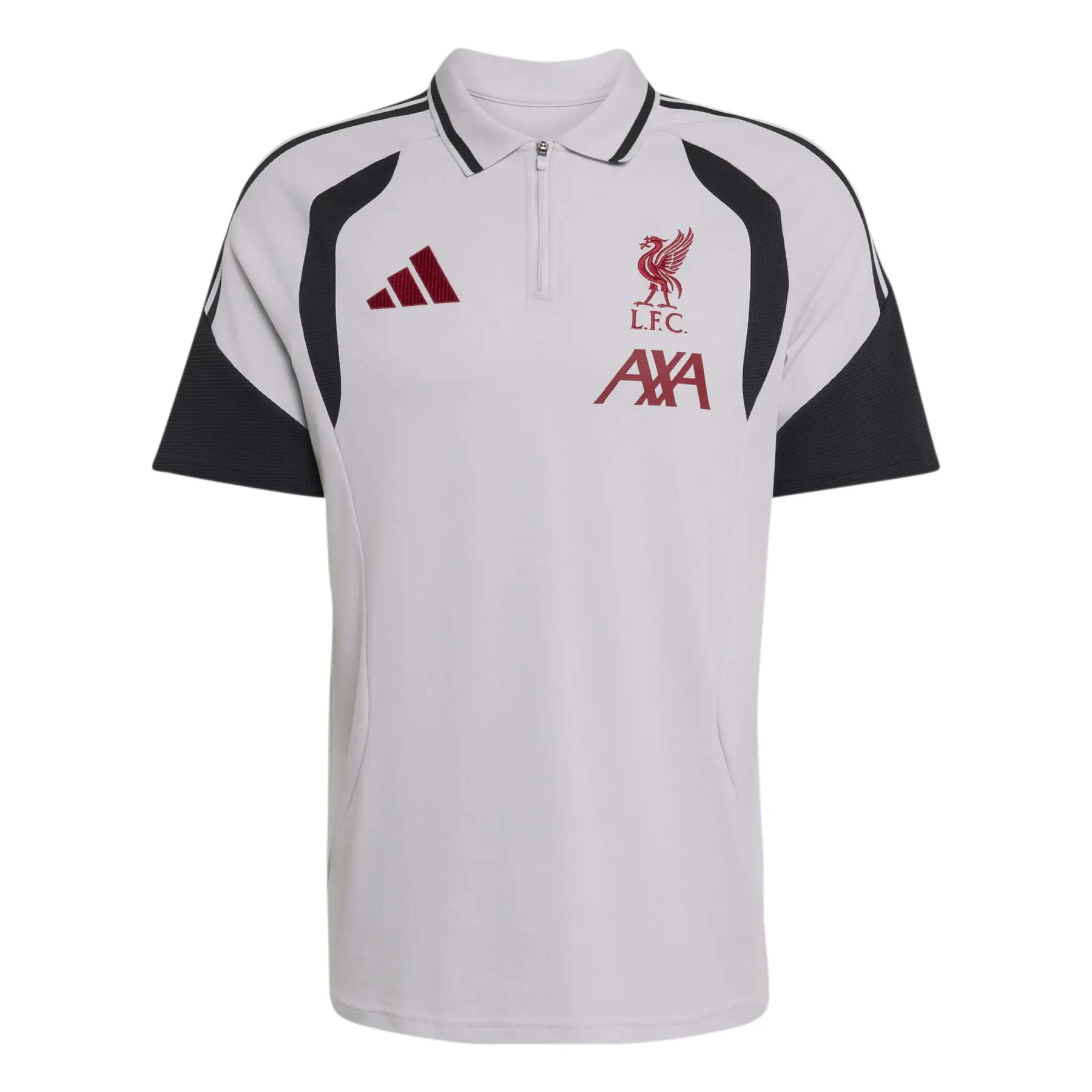 Adidas Men's Gris Liverpool Fc Polo Shirt Tiro 2026/27