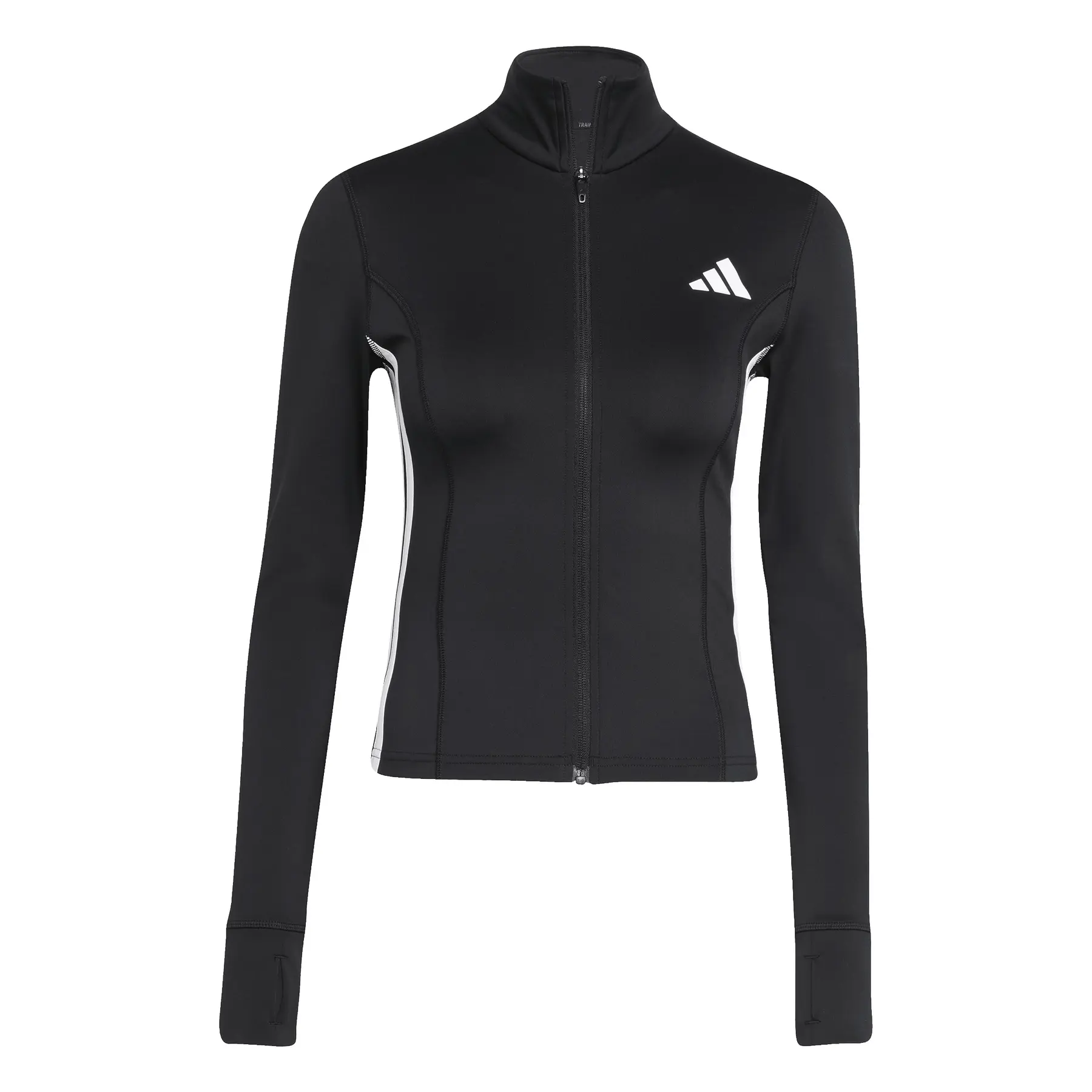 Adidas Women's Noir Sweat Jacket Essentials 3-Stripes