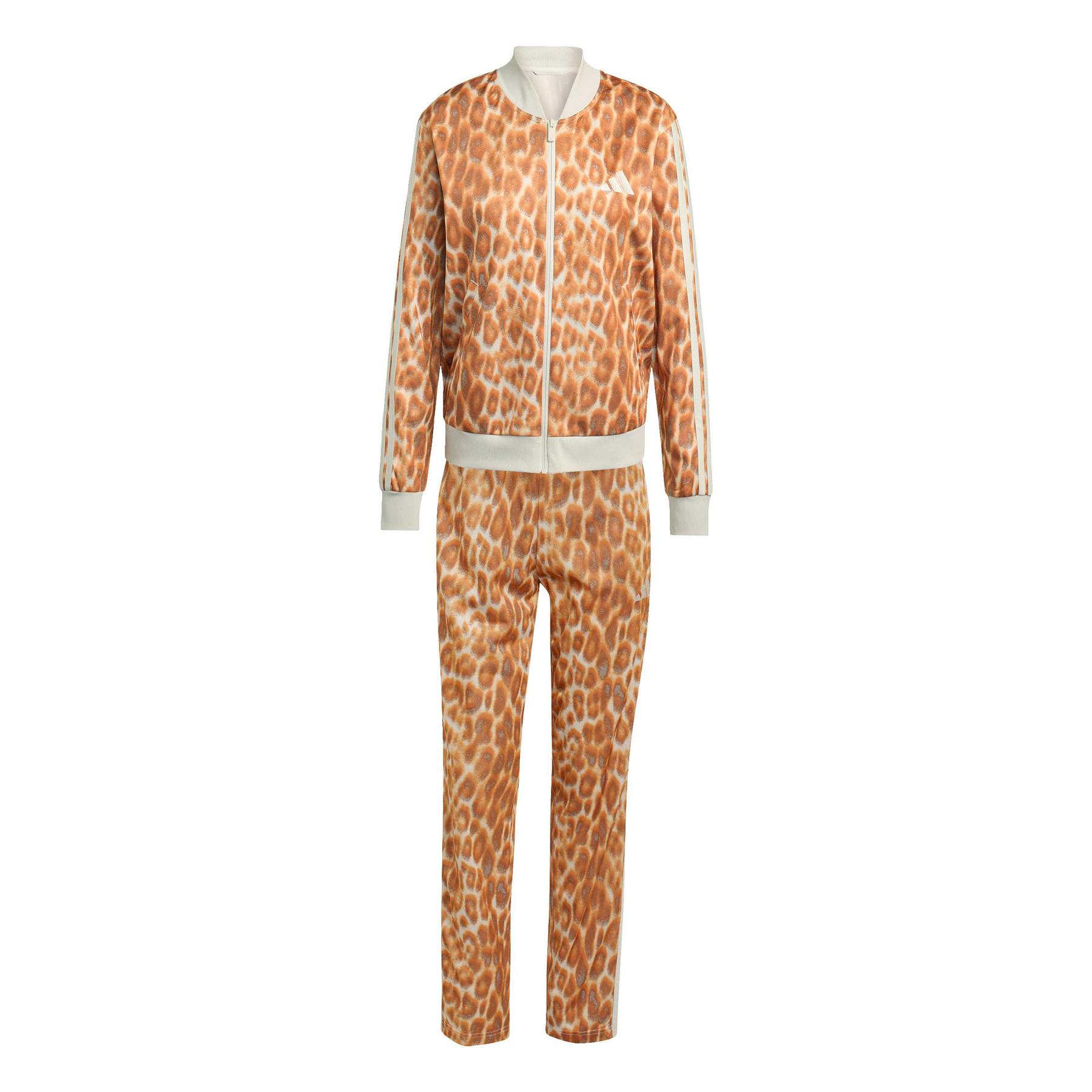 Tuta da donna adidas Essentials 3-Stripes Animal AOP